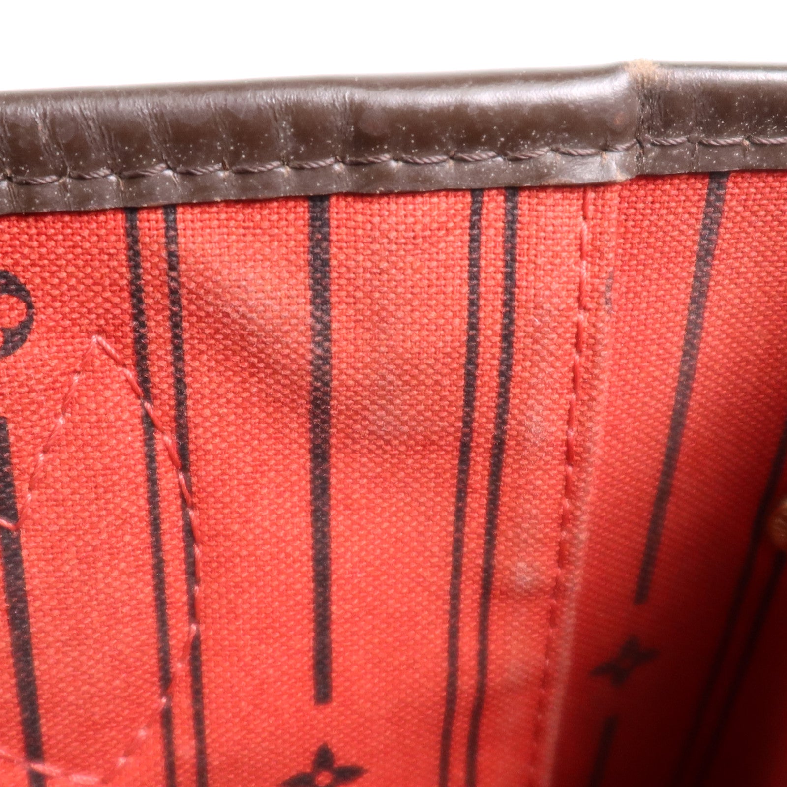 LOUIS VUITTON Damier Neverfull MM金扣手挽袋/肩背袋