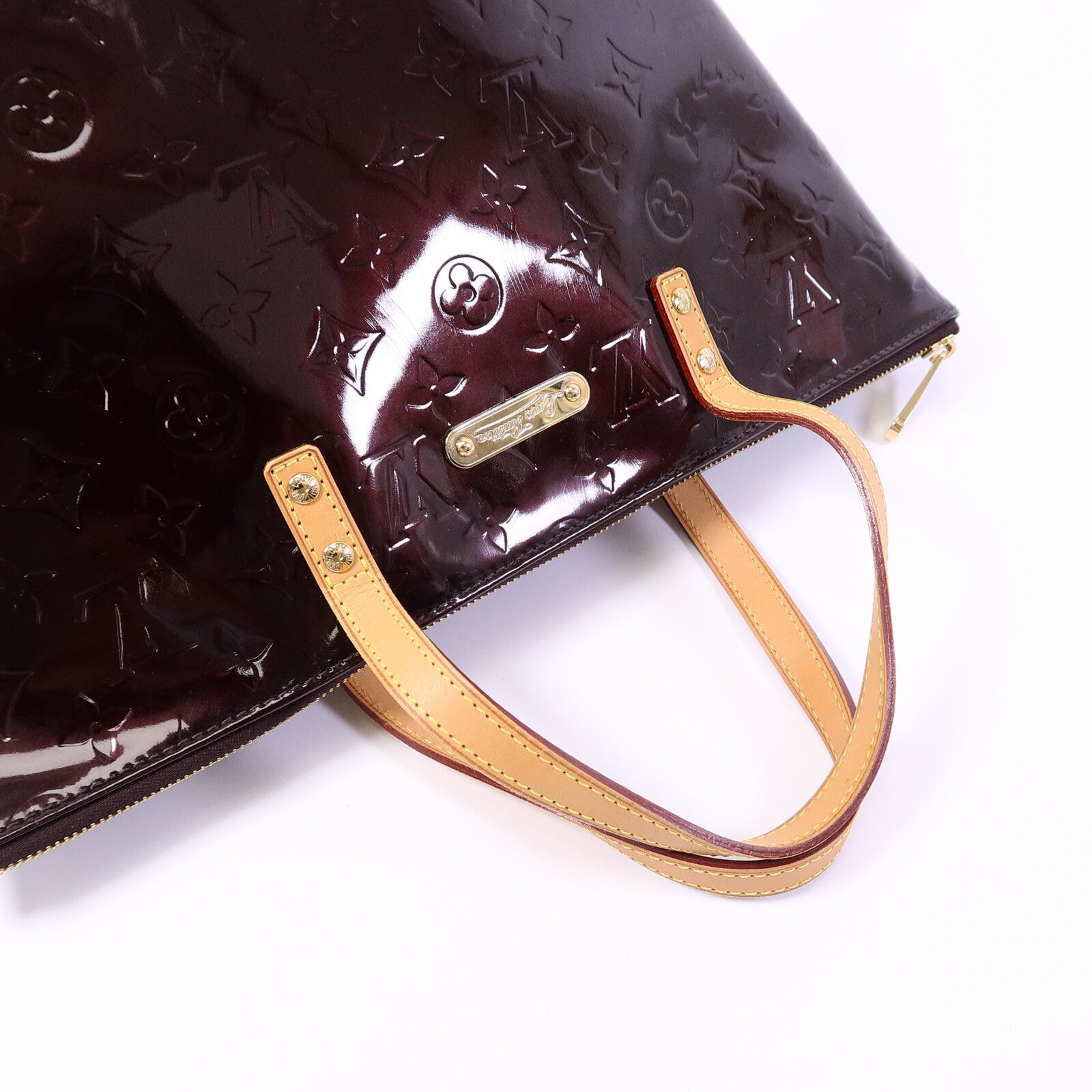 LOUIS VUITTON Monogram Vernis Bellevue PM手挽袋