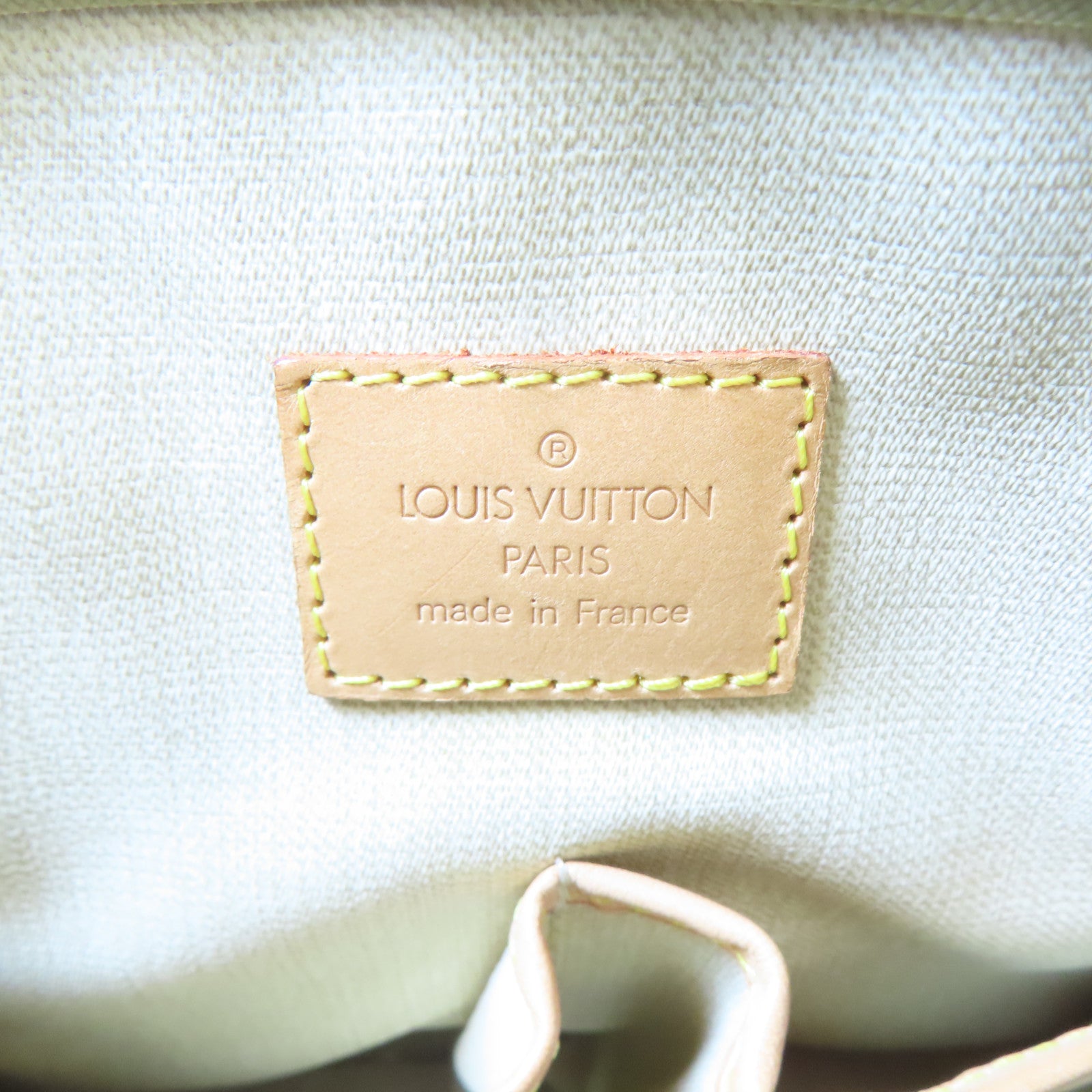 LOUIS VUITTON Monogram Trouville金扣手挽袋啡色