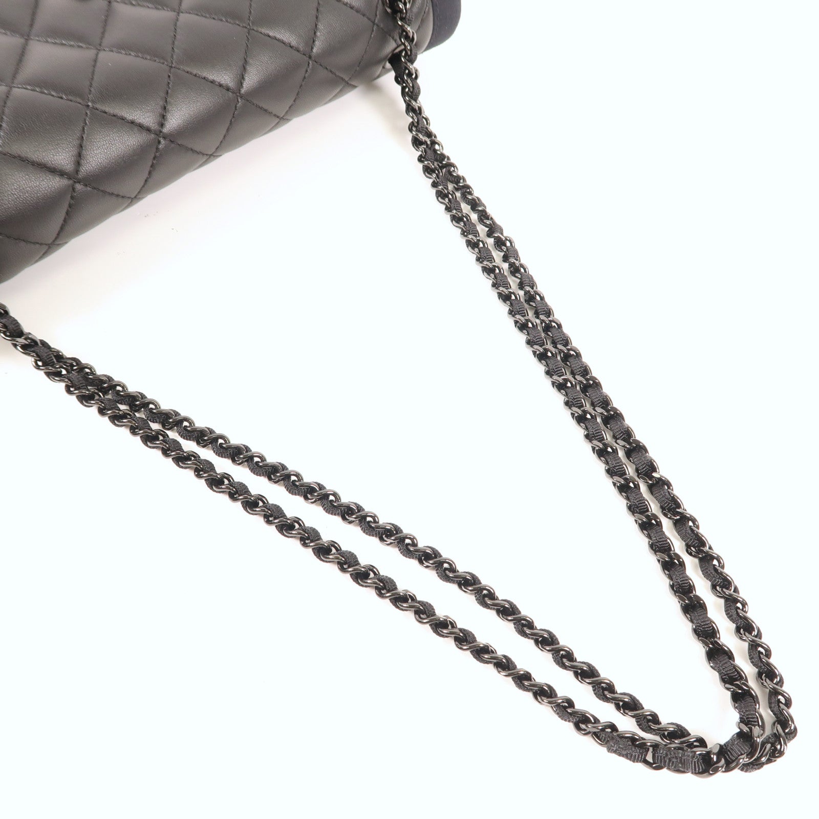CHANEL 牛皮皮革Chain Shoulder鏈帶肩背袋