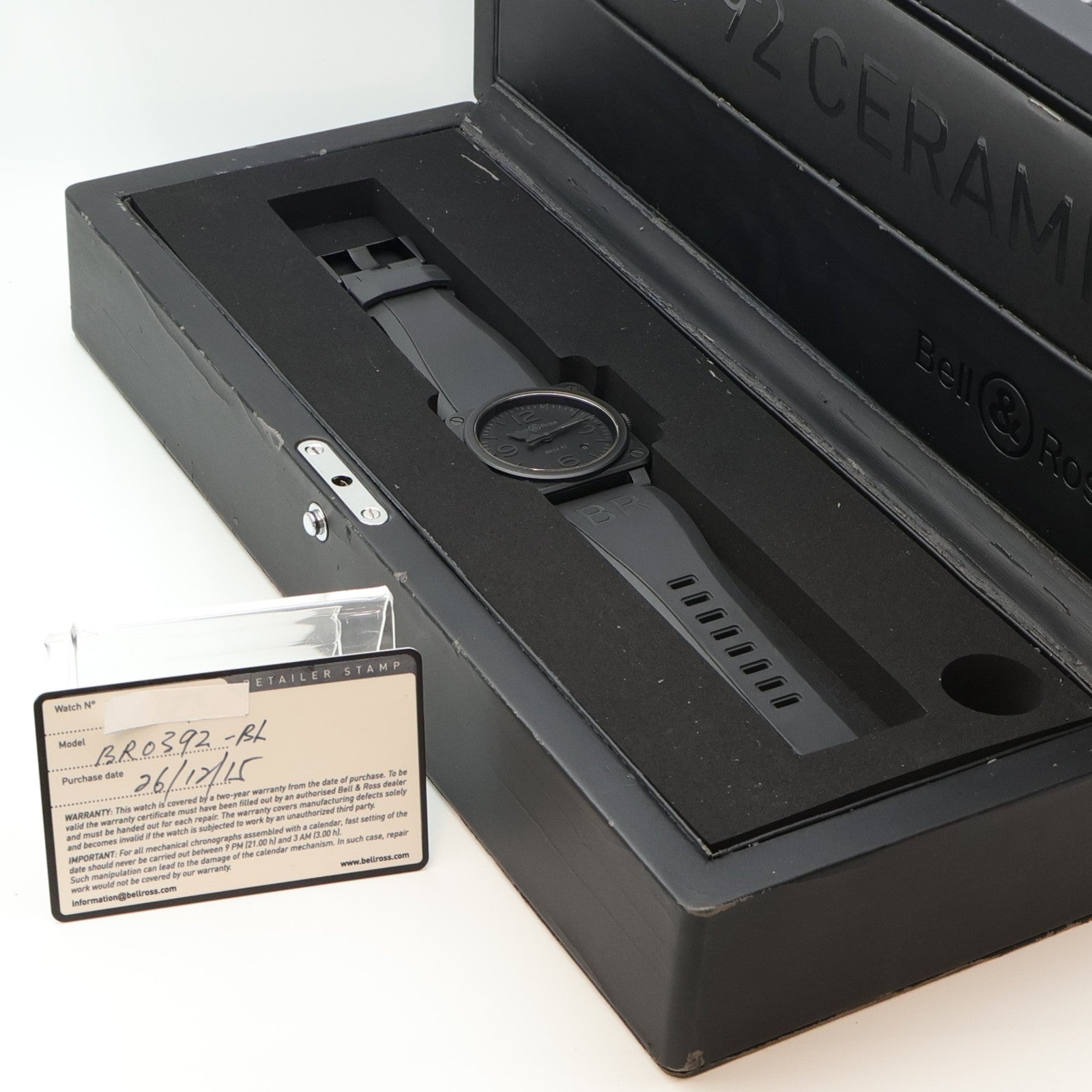 Bell＆Ross Aviation Type Military Spec BR0392-CBL