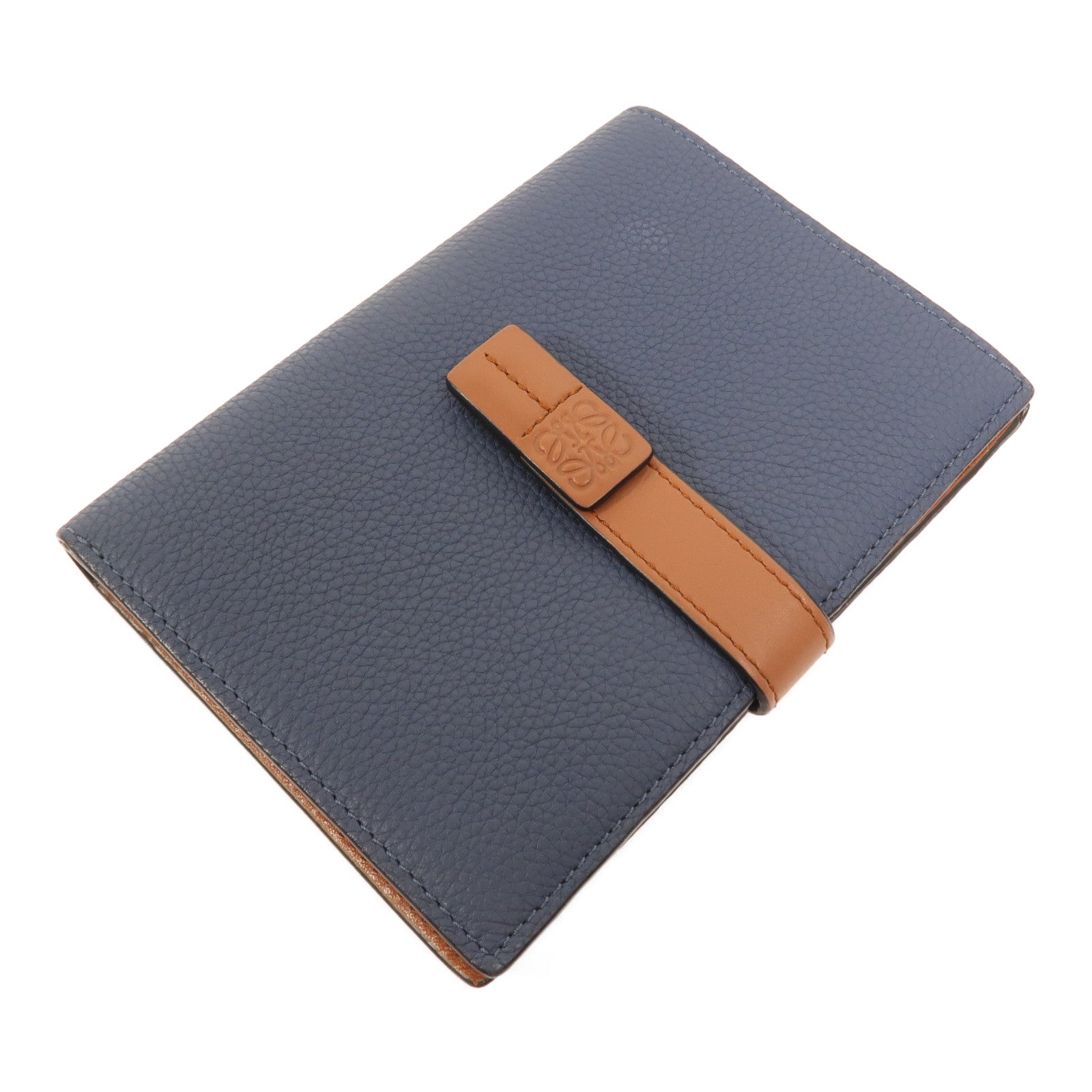 LOEWE 牛皮皮革Vertical Wallet Medium長錢包