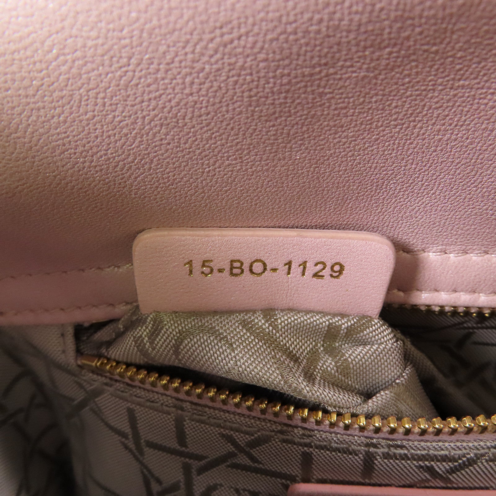 Dior 羊皮皮革Mini Lady Dior金扣鏈帶手挽肩背兩用袋