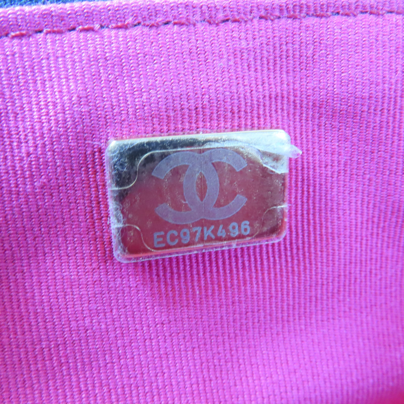 CHANEL 【激減優惠】菱格牛皮皮革Vanity Case金扣鏈帶手挽肩背兩用袋黑色