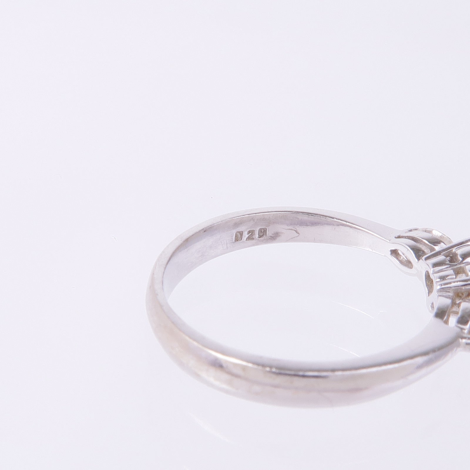 JEWELRY 【激減優惠】18K白金Diamond Ring鑽石戒指US#5