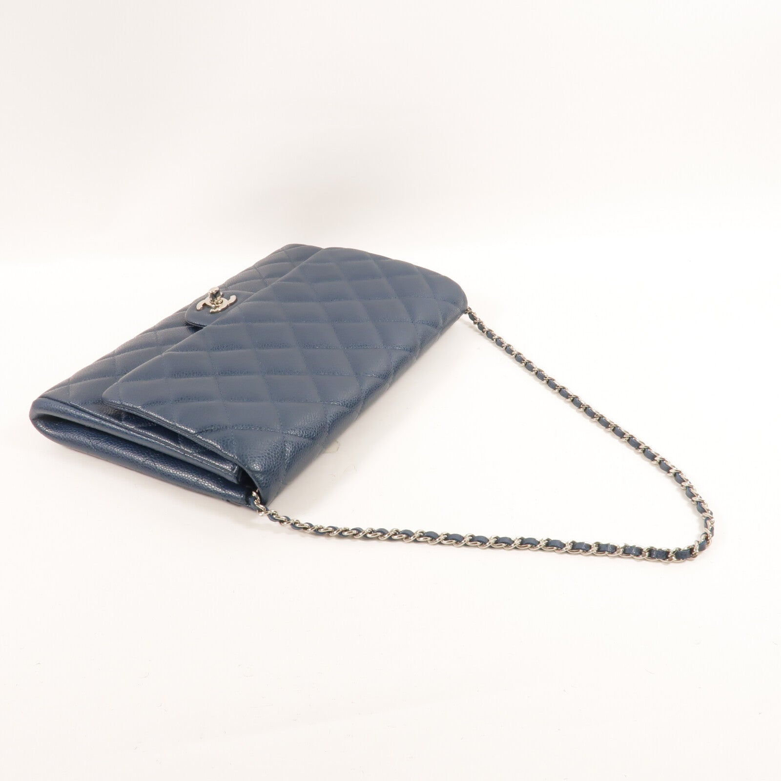 CHANEL 牛皮皮革Chain Shoulder鏈帶肩背袋