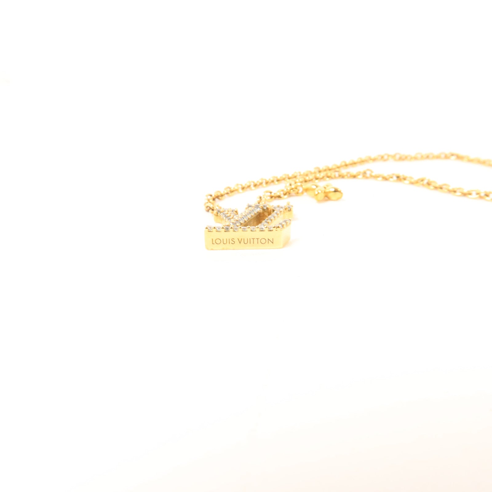 LOUIS VUITTON 金屬/水晶LV Iconic Necklace項鍊