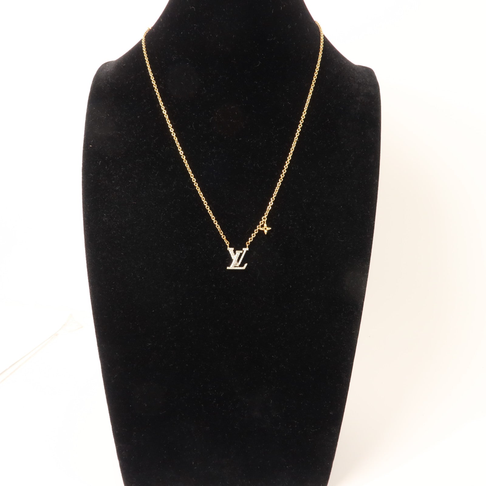 LOUIS VUITTON 金屬/水晶LV Iconic Necklace項鍊