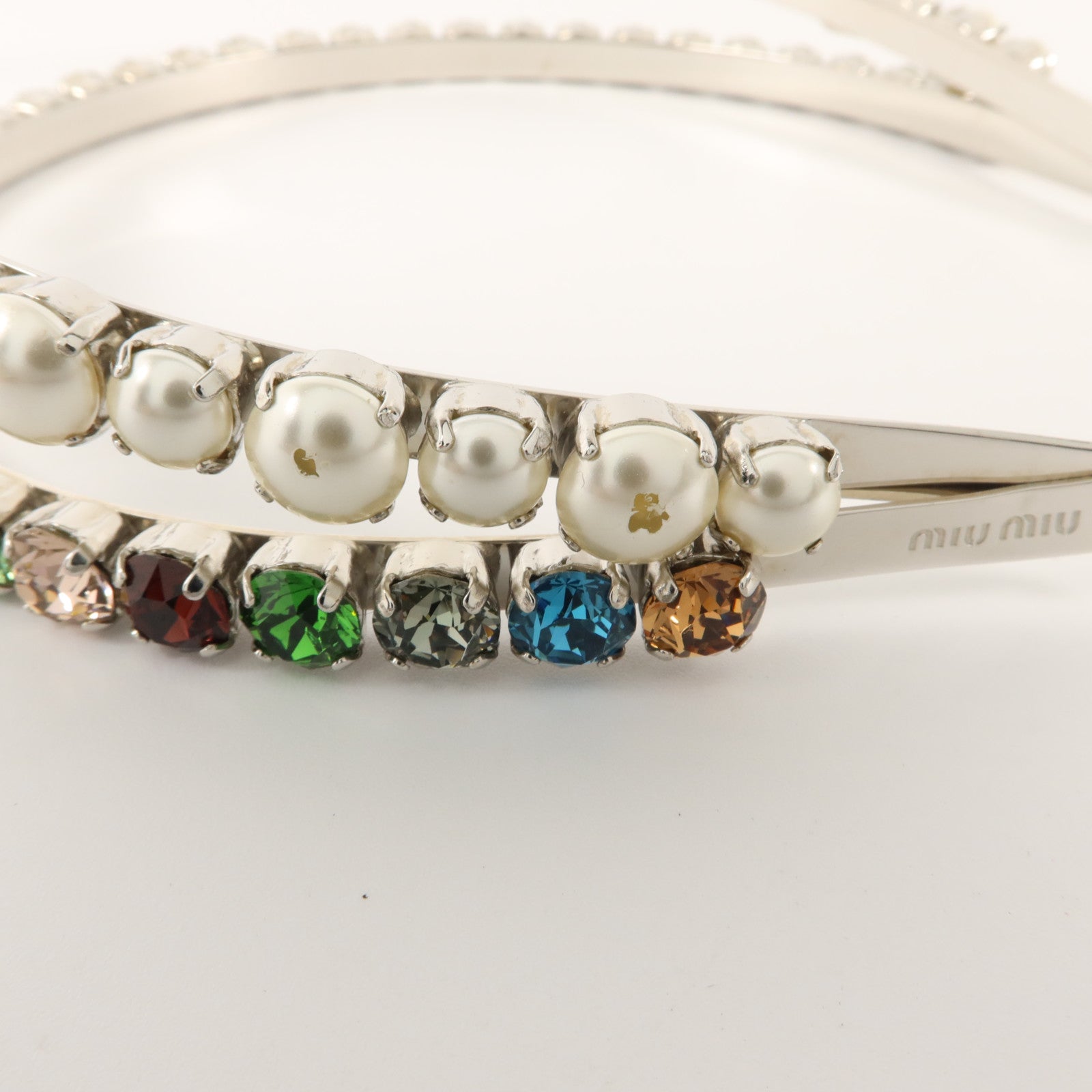 Miu Miu PVC/金屬Hair Band頭箍