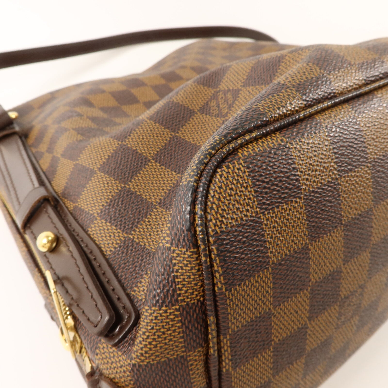LOUIS VUITTON Damier Cabas Rivington金扣肩背袋