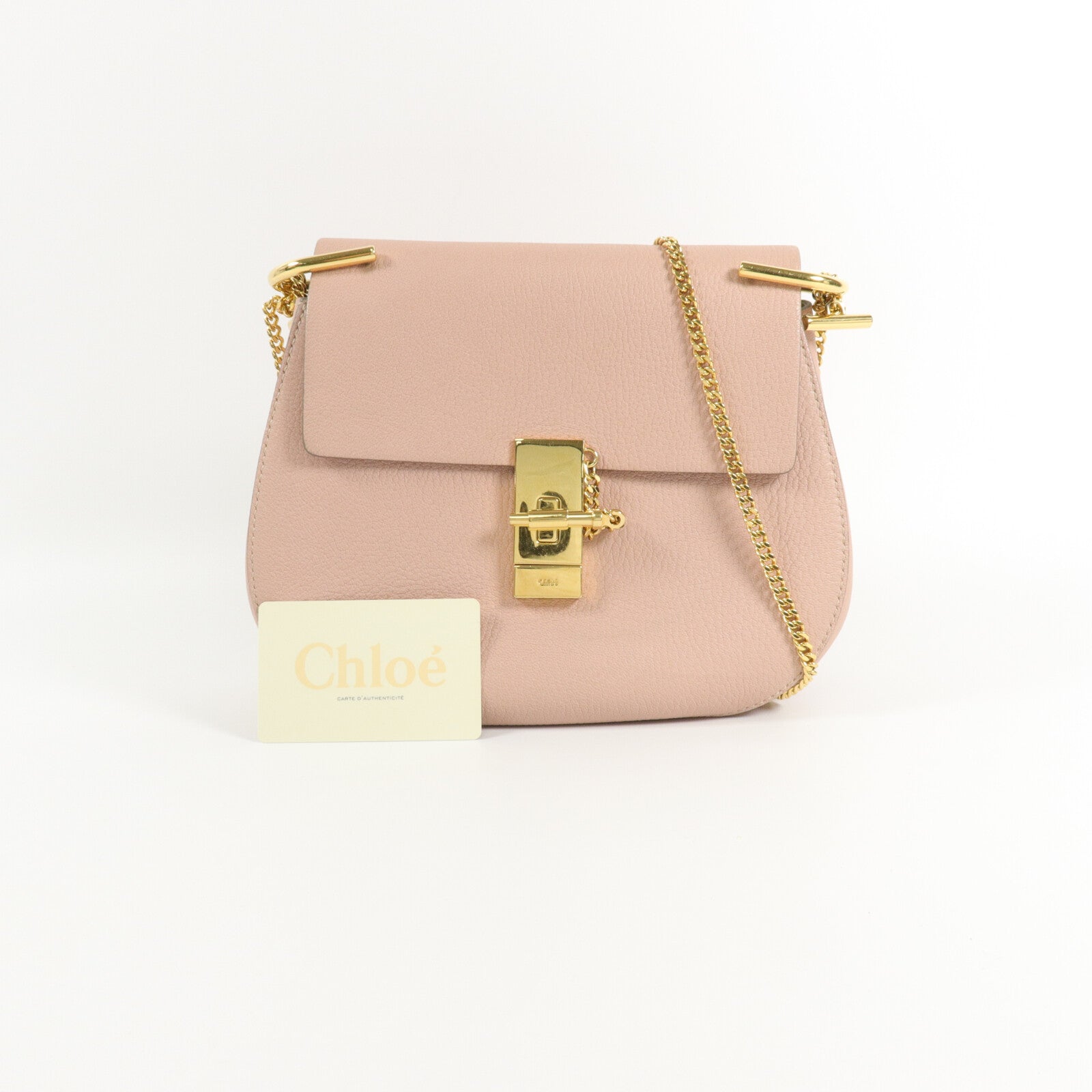 Chloe 粒面羊皮Drew鏈帶肩背袋