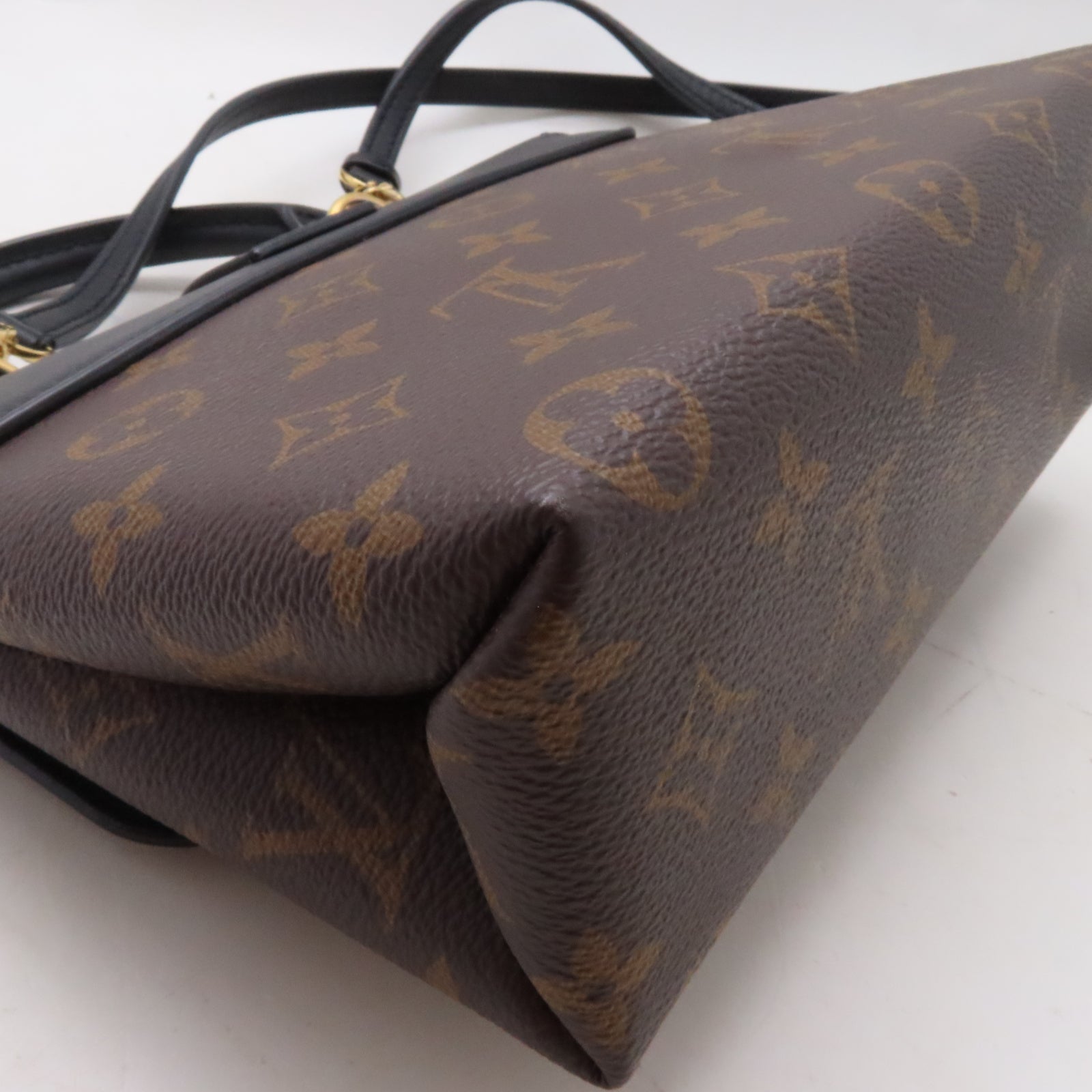 LOUIS VUITTON 【激減優惠】Monogram Locky BB金扣手挽肩背兩用袋黑色/啡色