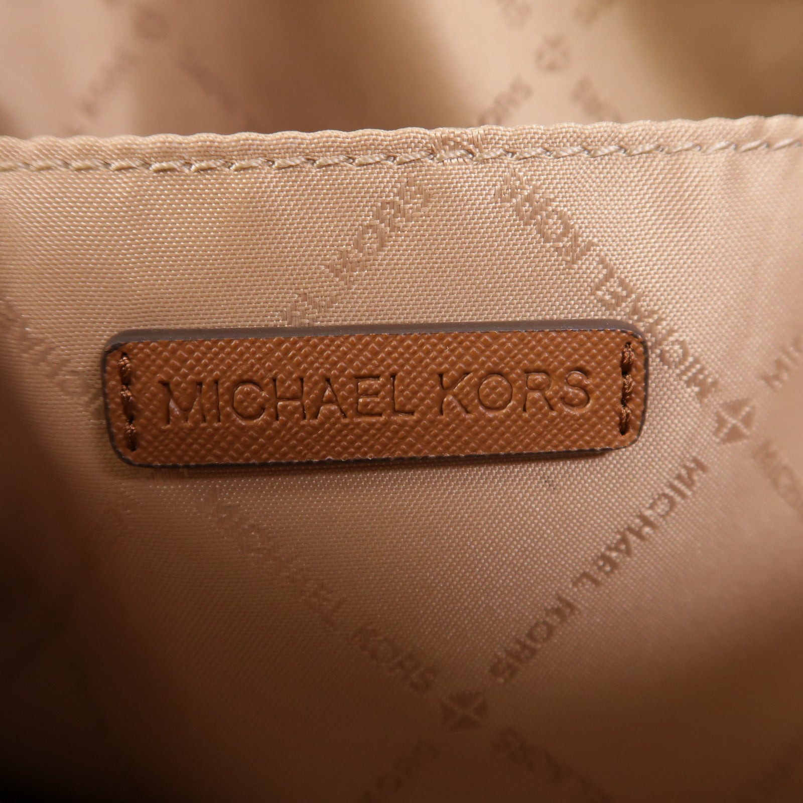 Michael Kors 塗層帆布Shoulder Bag金扣肩背袋