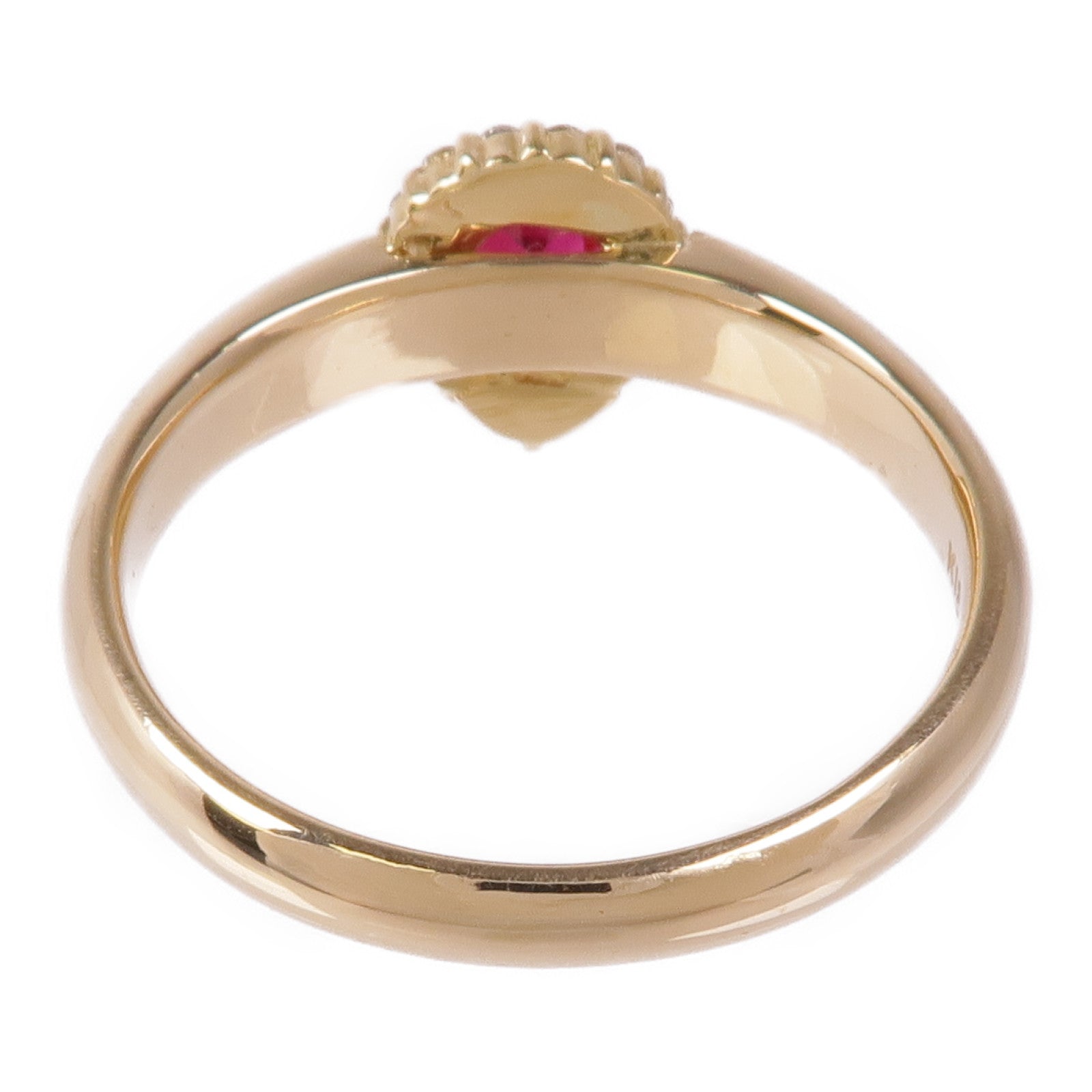 JEWELRY 【激減優惠】18K黃金Ruby Ring紅寶石戒指US#9.75