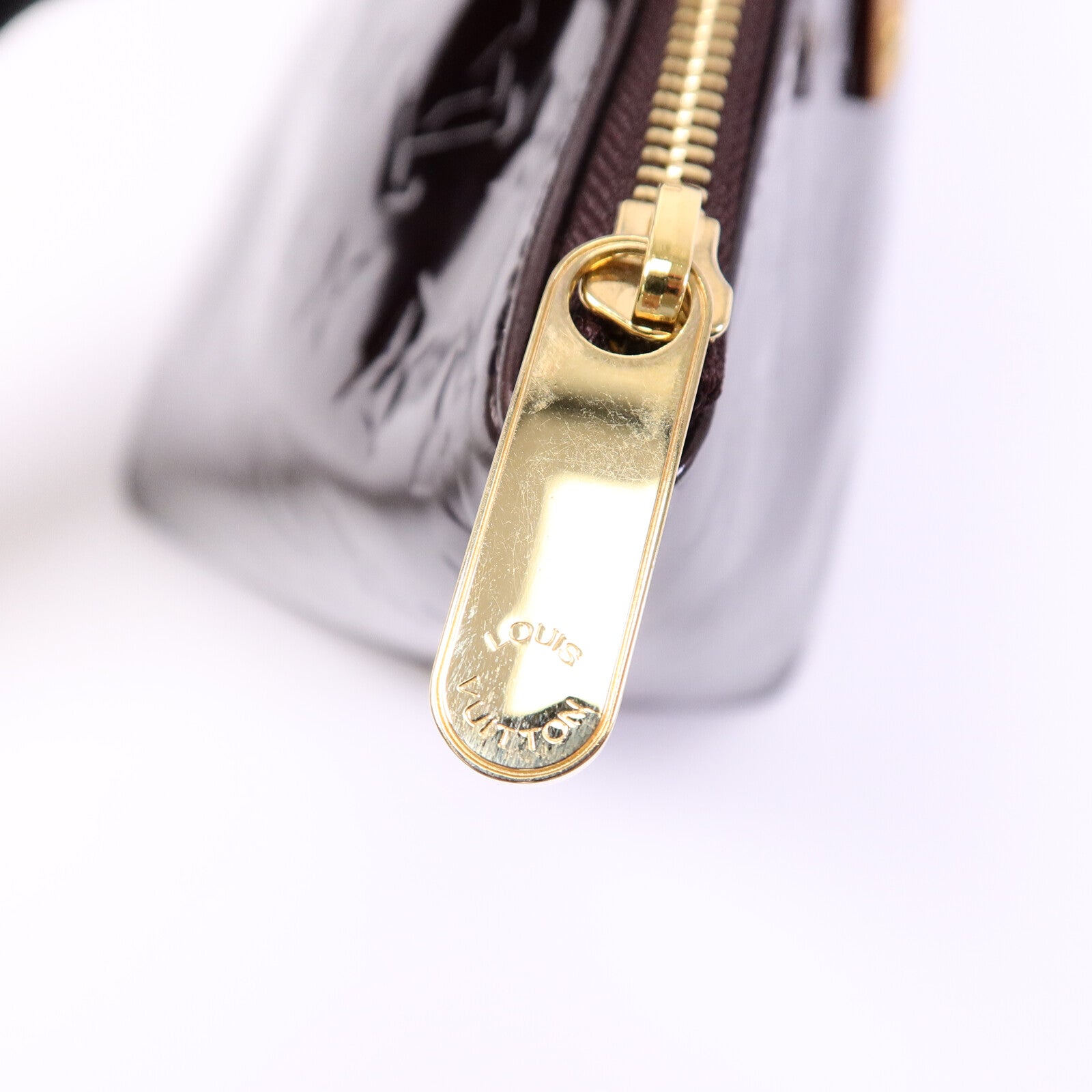 LOUIS VUITTON Monogram Vernis Bellevue PM手挽袋