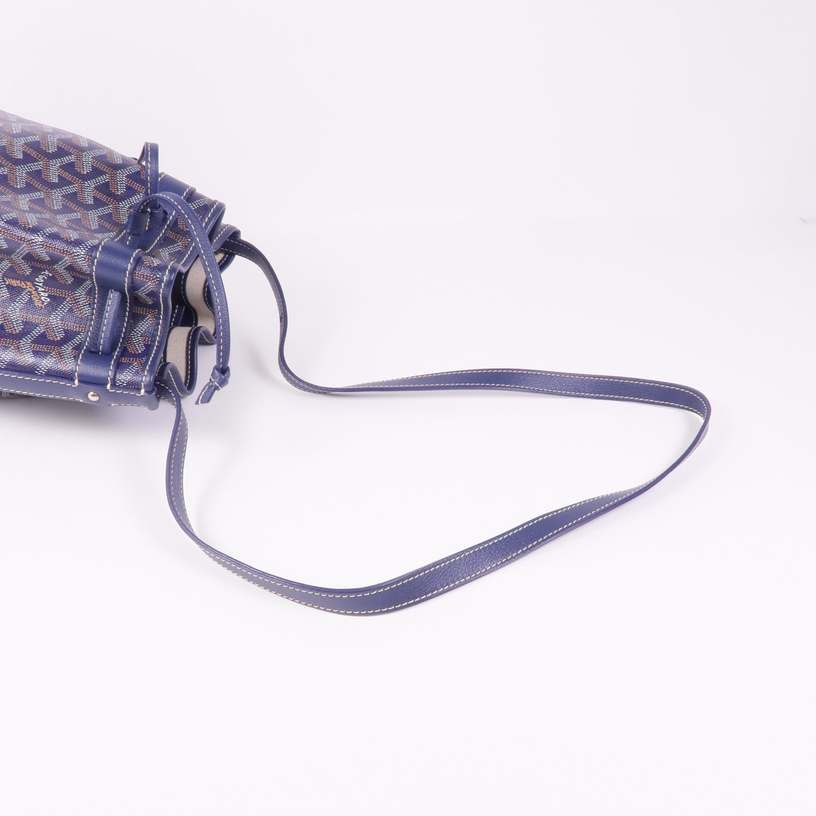 GOYARD 塗層帆布Petit Flot Bucket Bag銀扣肩背袋