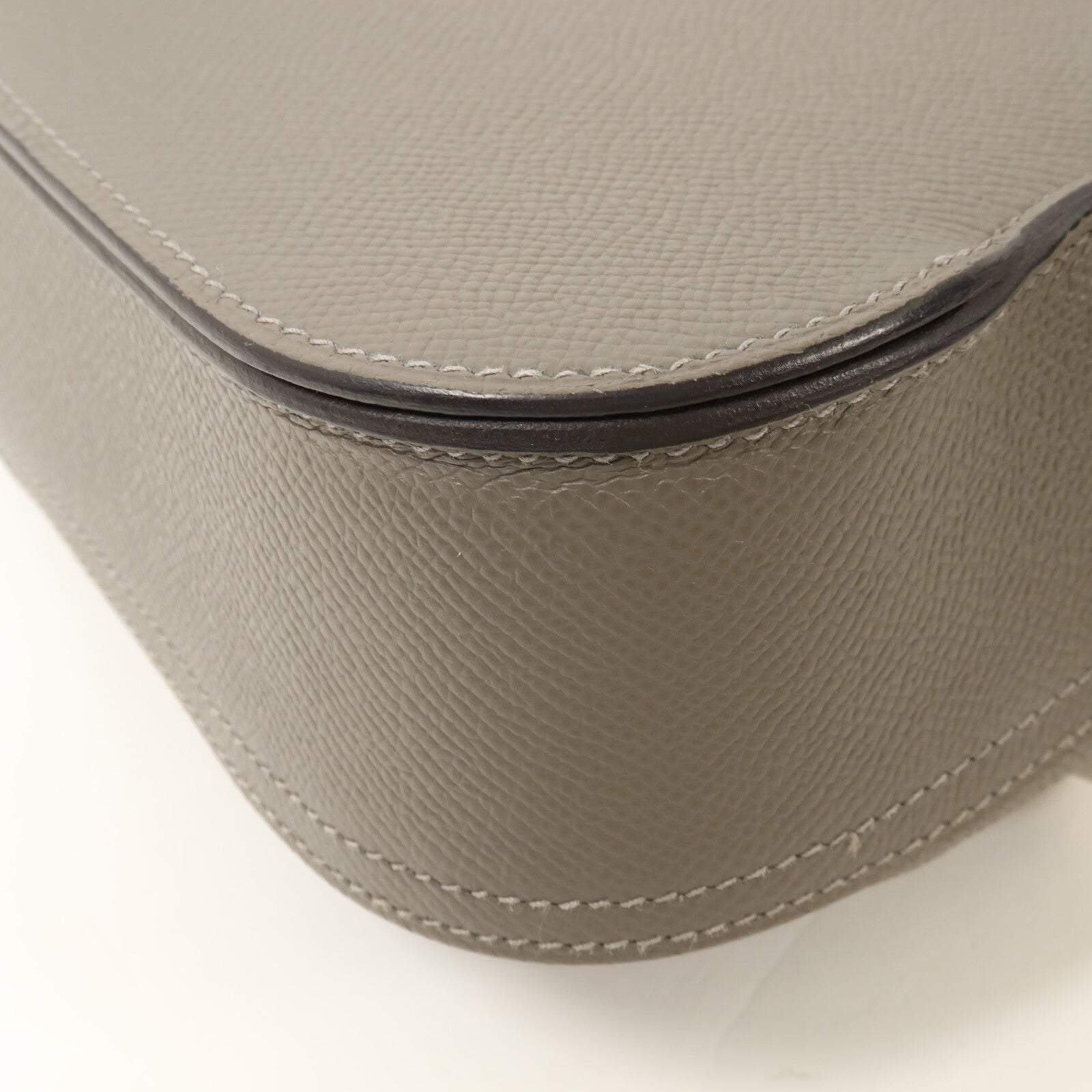 HERMES Epsom皮革Della Cavalleria Mini肩背袋Etain