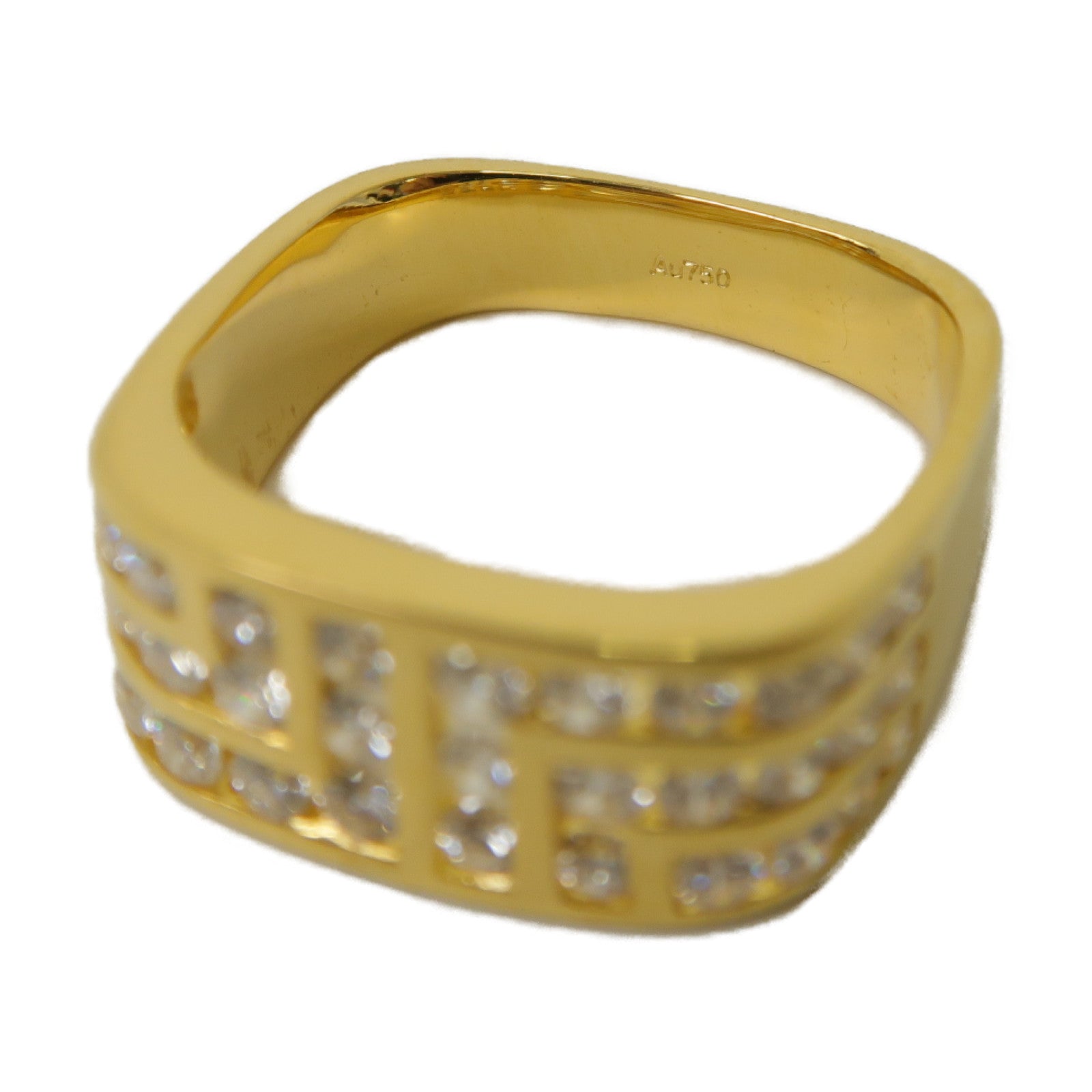 JEWELRY 18K黃金Diamond Ring鑽石戒指US#4