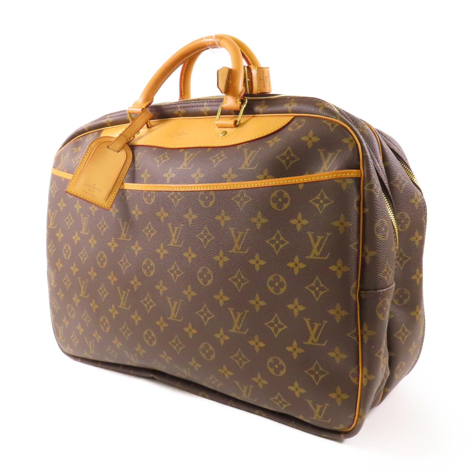 LOUIS VUITTON LV GHW Alize 24H 2 Way Shoulder Boston Bag M41399 Monogram Brown