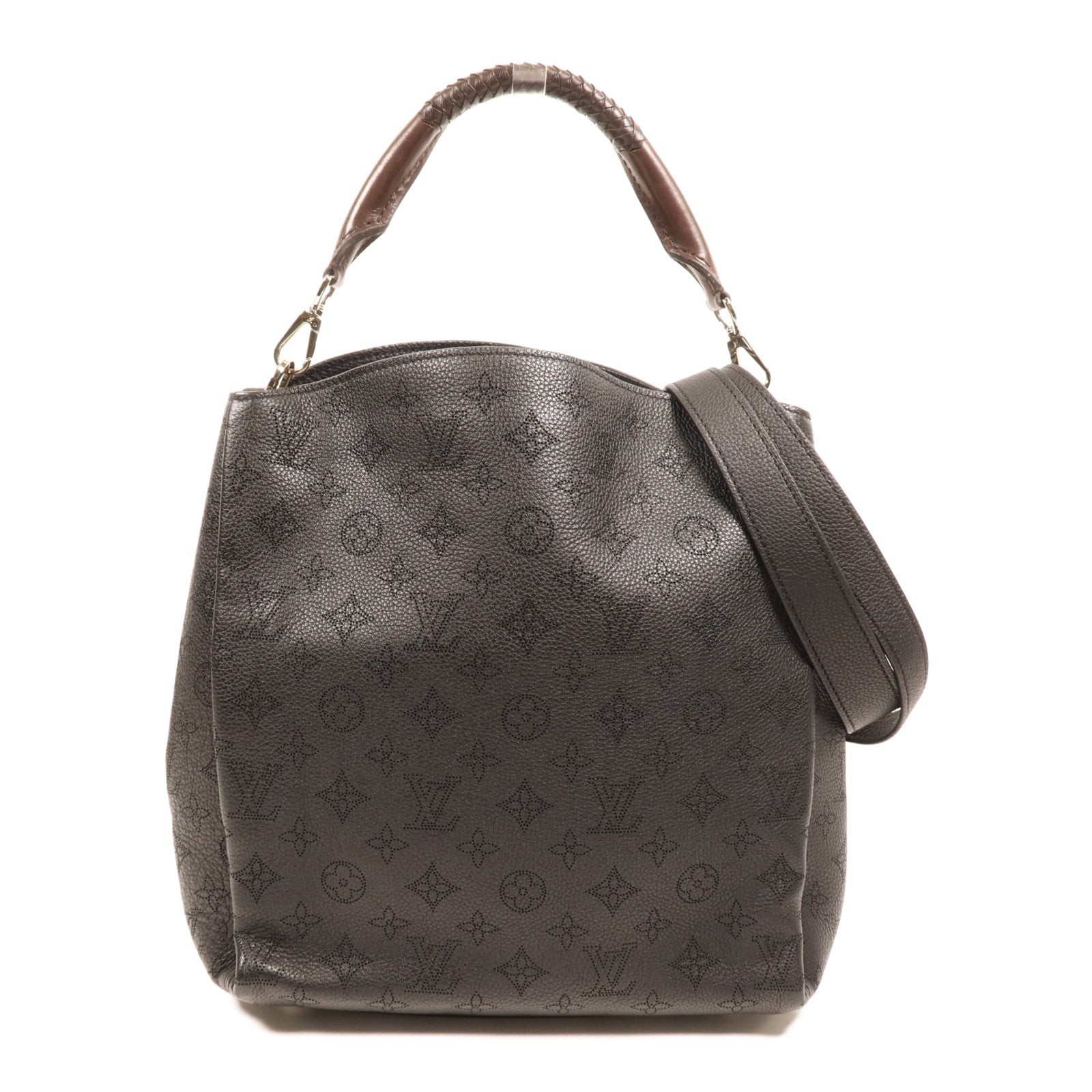 LOUIS VUITTON Mahina Babylone PM銀扣手挽肩背兩用袋