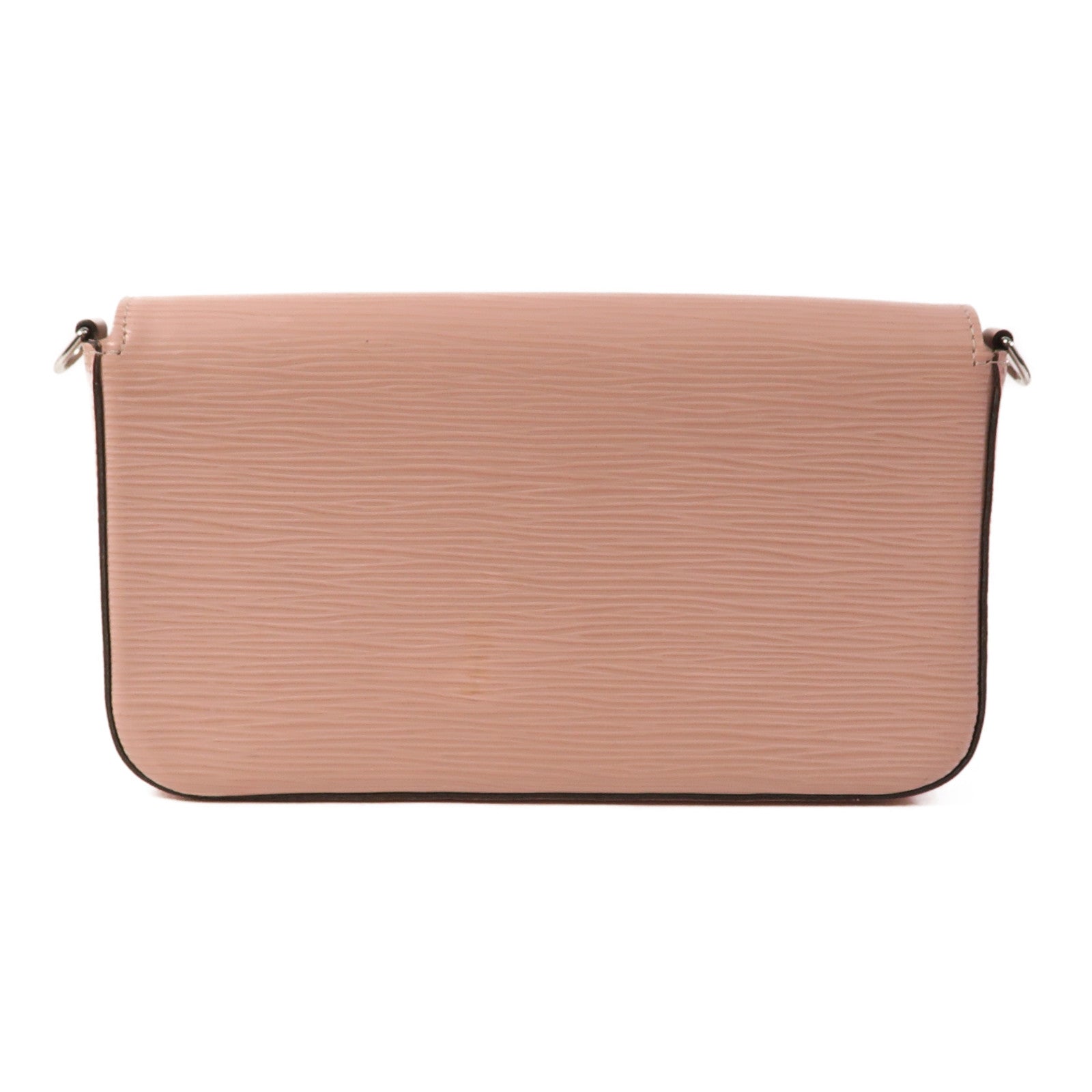 LOUIS VUITTON 【激減優惠】Epi Pochette Felissie銀扣鏈帶肩背袋