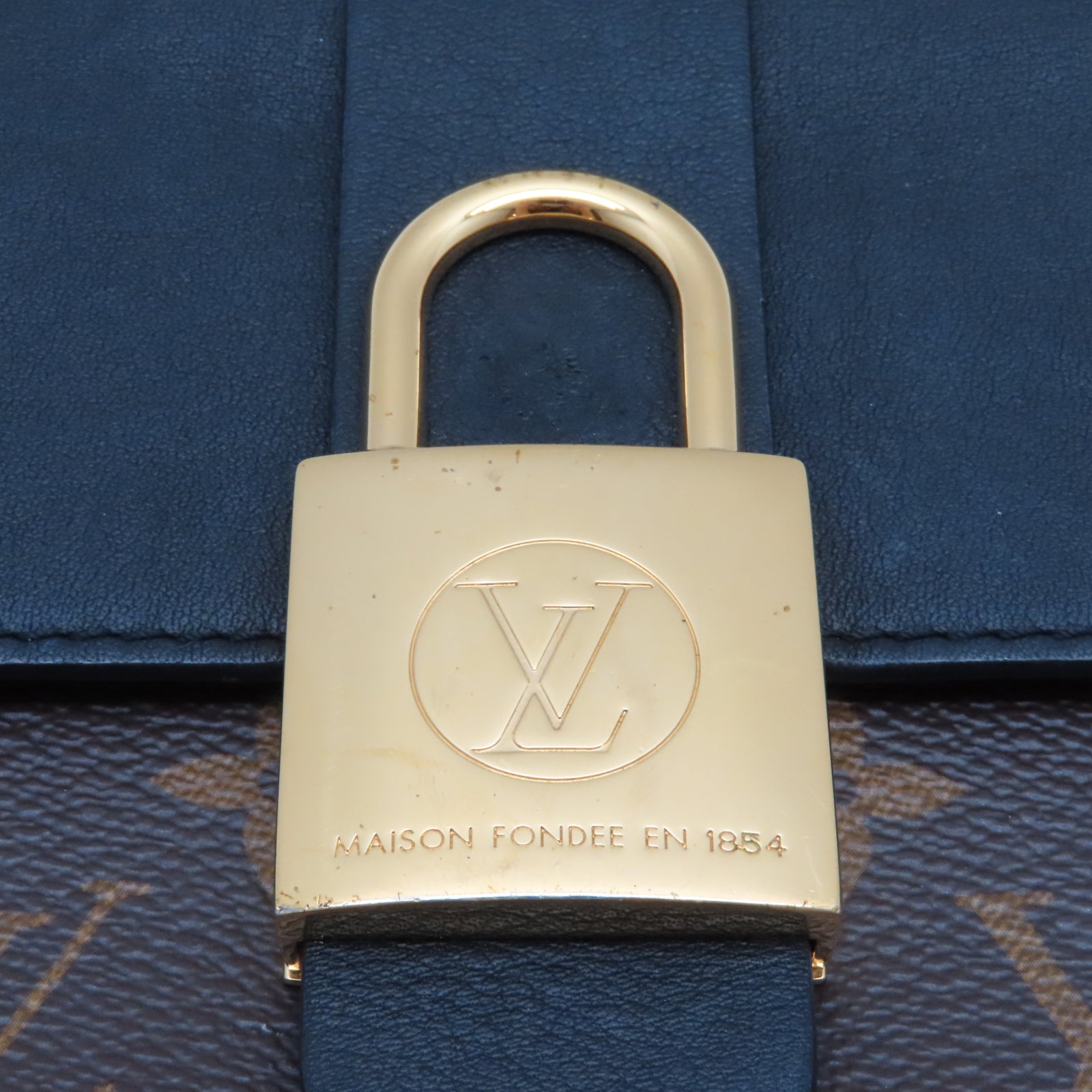 LOUIS VUITTON 【激減優惠】Monogram Locky BB金扣手挽肩背兩用袋黑色/啡色