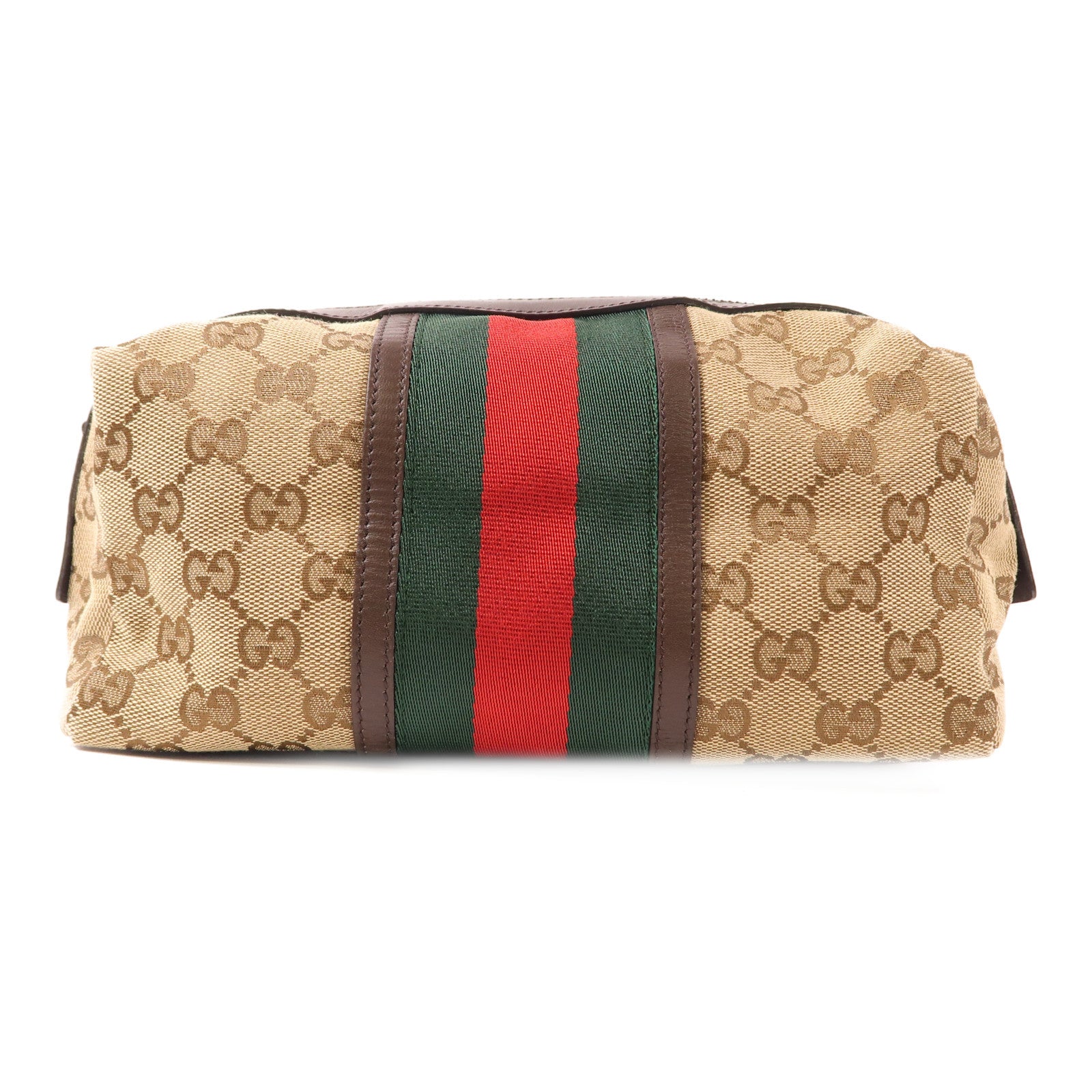 GUCCI 帆布Web Small Cosmetic Case手拿包