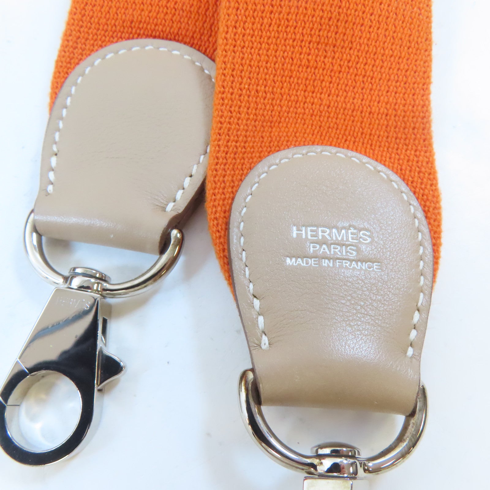 HERMES Swift皮革Tool Box 26銀扣肩背袋棕色