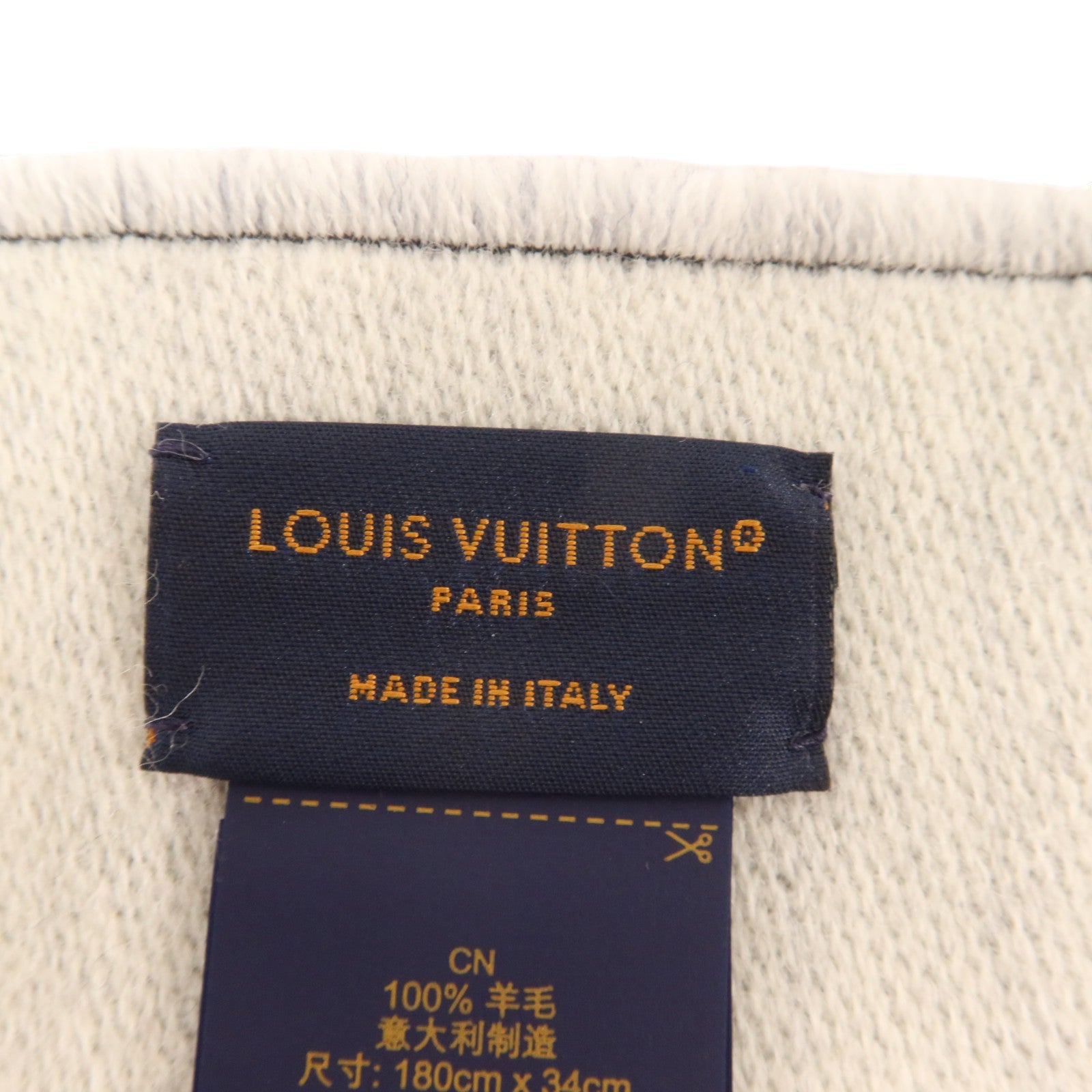 LOUIS VUITTON 羊毛All About Monogram Scarf 180X34cm圍巾