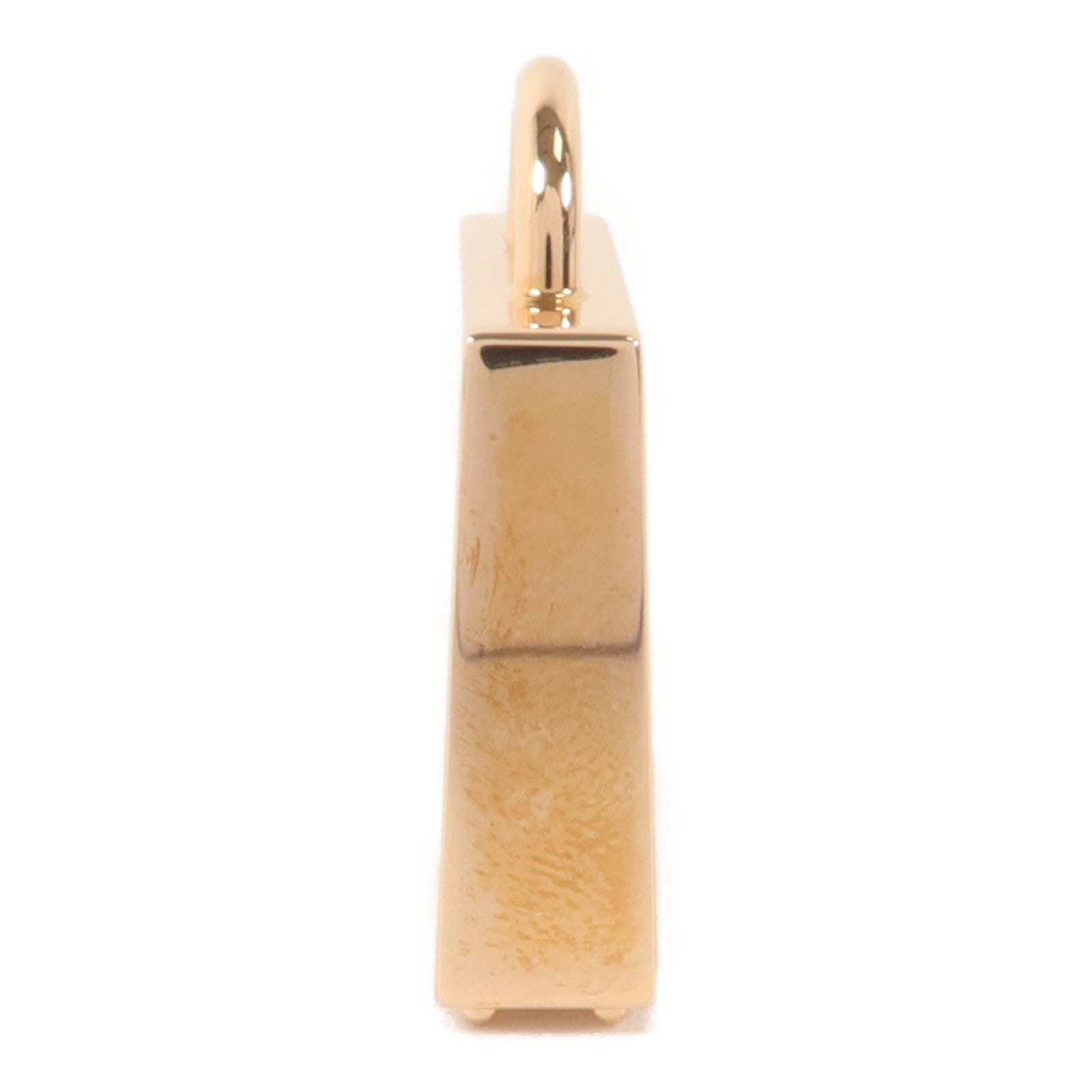 HERMES 金屬Curiosite Kelly Laque Charm掛飾