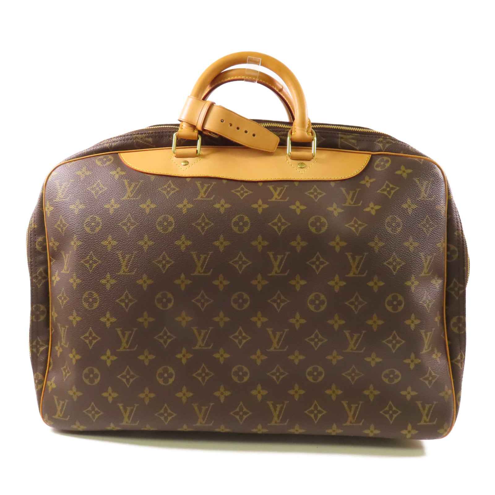 LOUIS VUITTON LV GHW Alize 24H 2 Way Shoulder Boston Bag M41399 Monogram Brown
