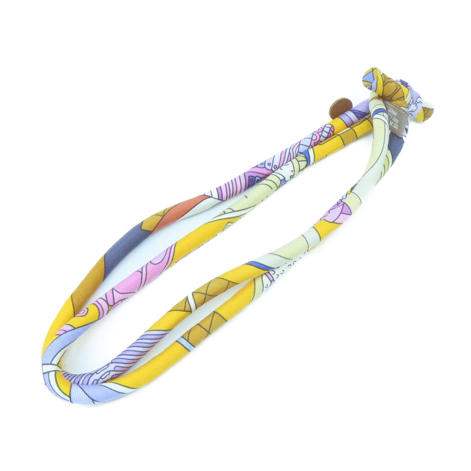 HERMES 【激減優惠】絲質Necklace項鍊橙色/粉紅色/紫色/啡色#40cm