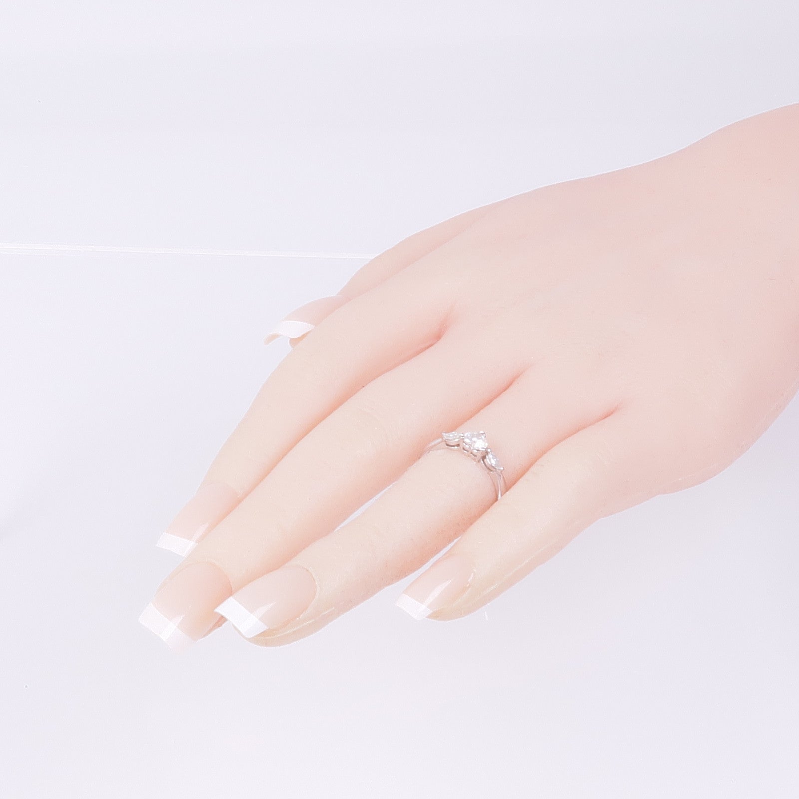 JEWELRY 【激減優惠】18K白金Diamond Ring鑽石戒指US#5