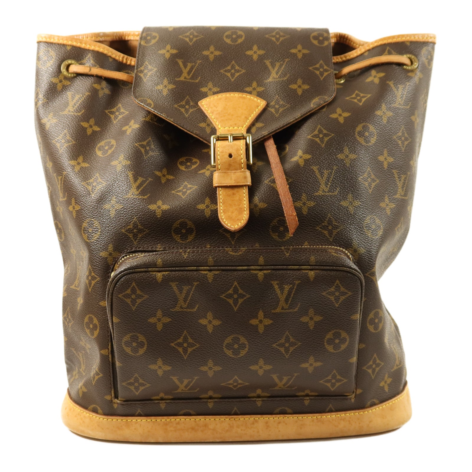 LOUIS VUITTON Monogram Montsouris GM金扣背包