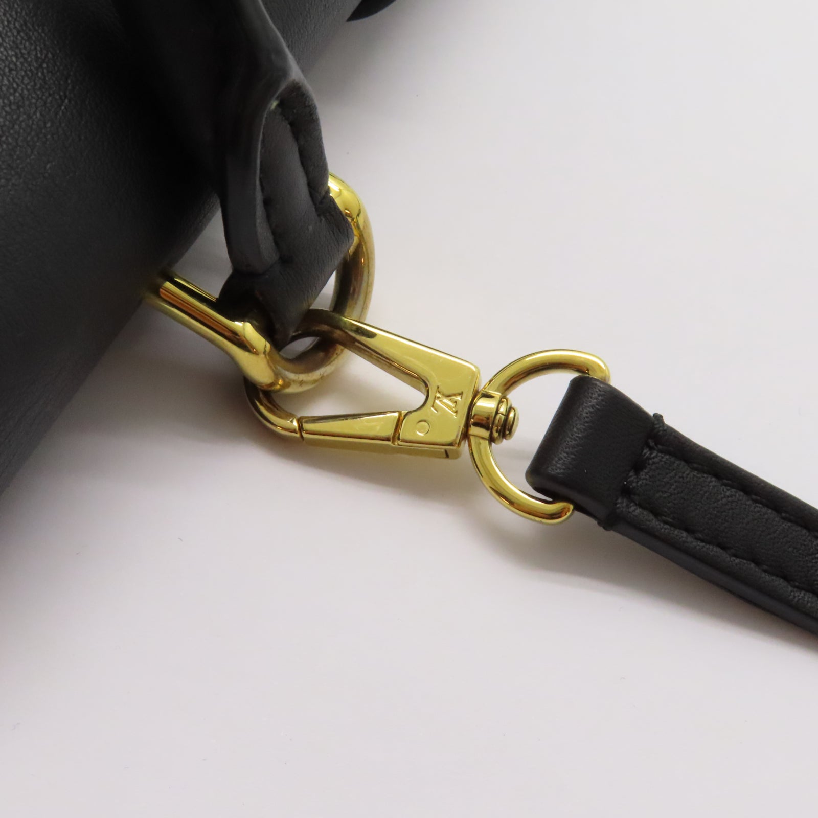 LOUIS VUITTON 【激減優惠】Monogram Locky BB金扣手挽肩背兩用袋黑色/啡色