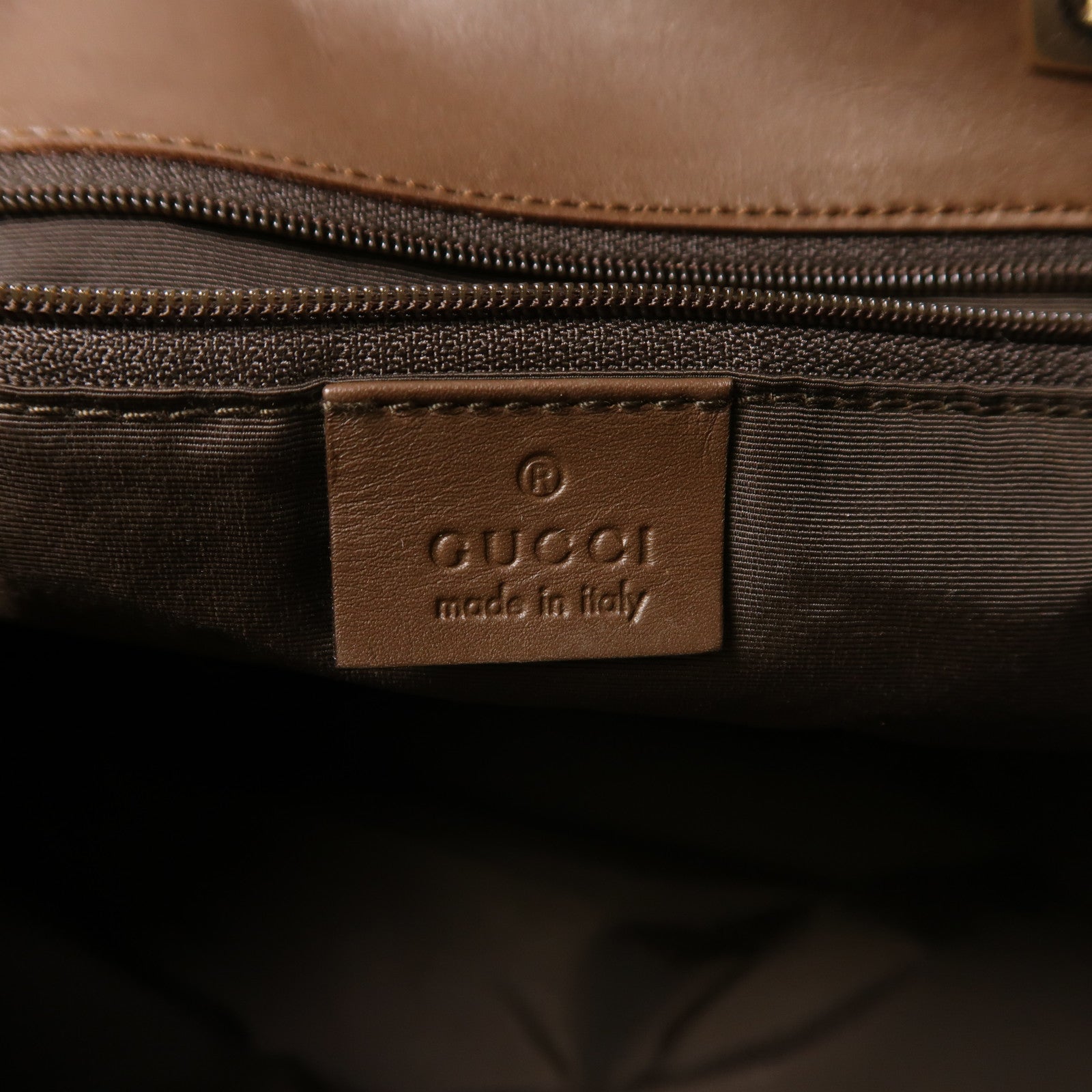 GUCCI 帆布Tote Bag金扣手挽袋