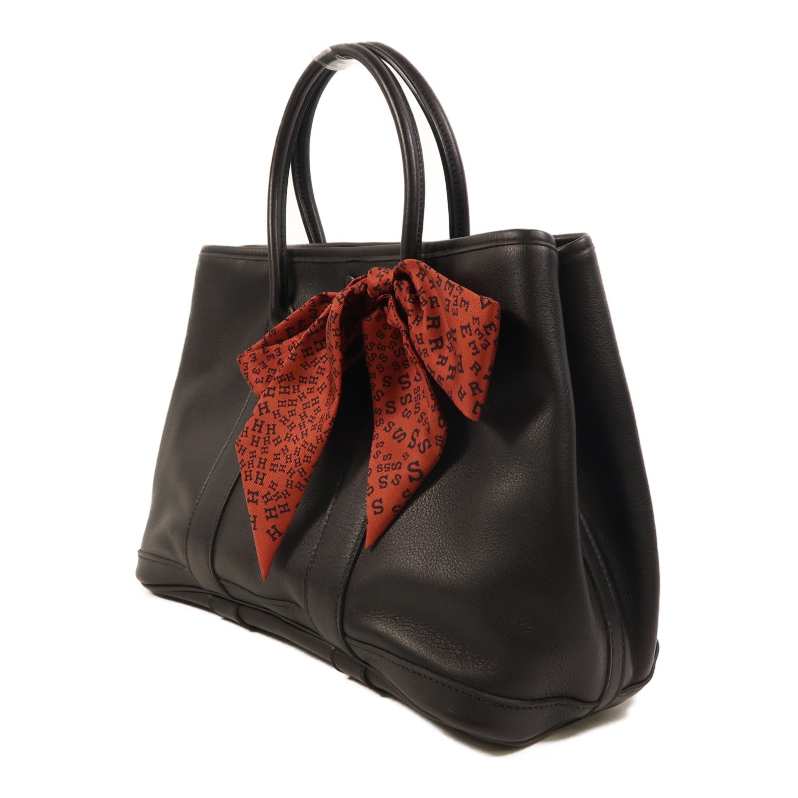 HERMES Swift皮革Twilly Garden Party TPM手挽袋Noir