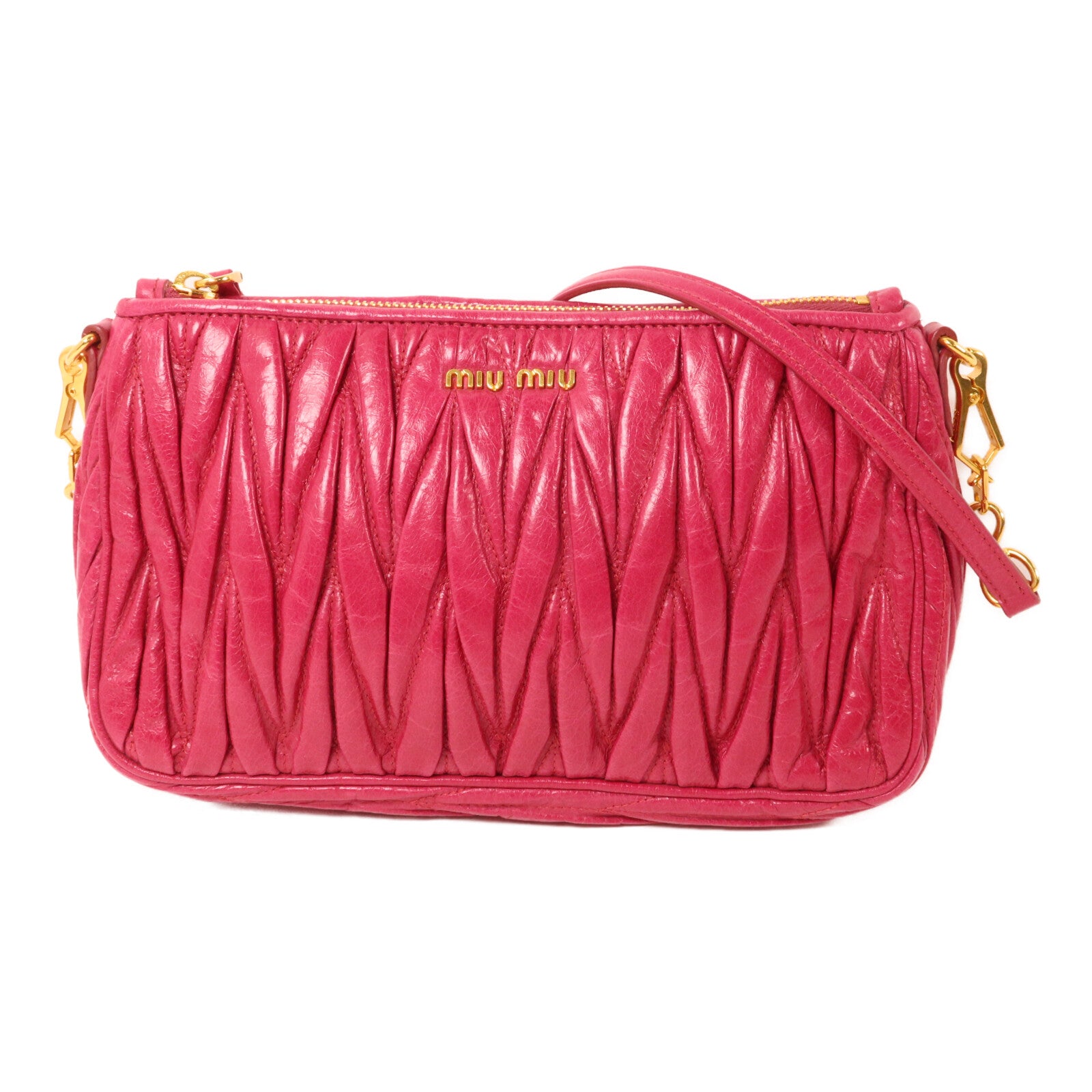 Miu Miu 牛皮皮革Shoulder Bag肩背袋