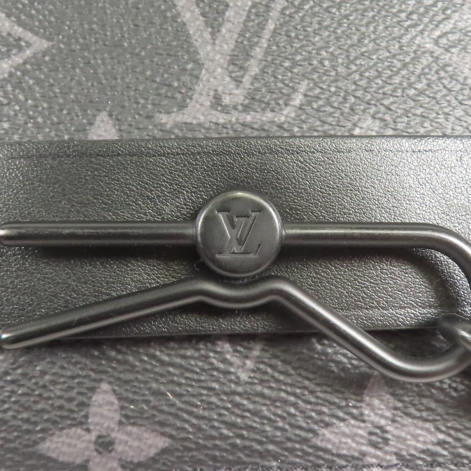 LOUIS VUITTON LV Steamer Shoulder Bag M45585 Monogram Eclipse Black