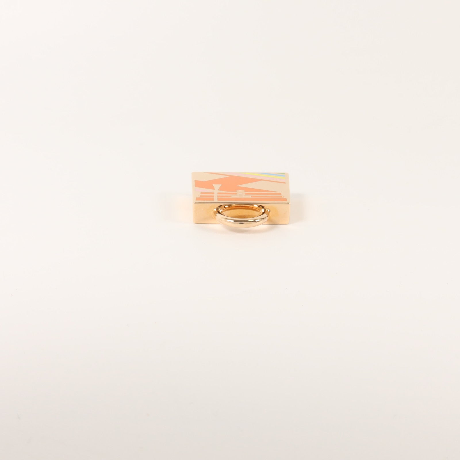 HERMES 金屬Curiosite Kelly Laque Charm掛飾