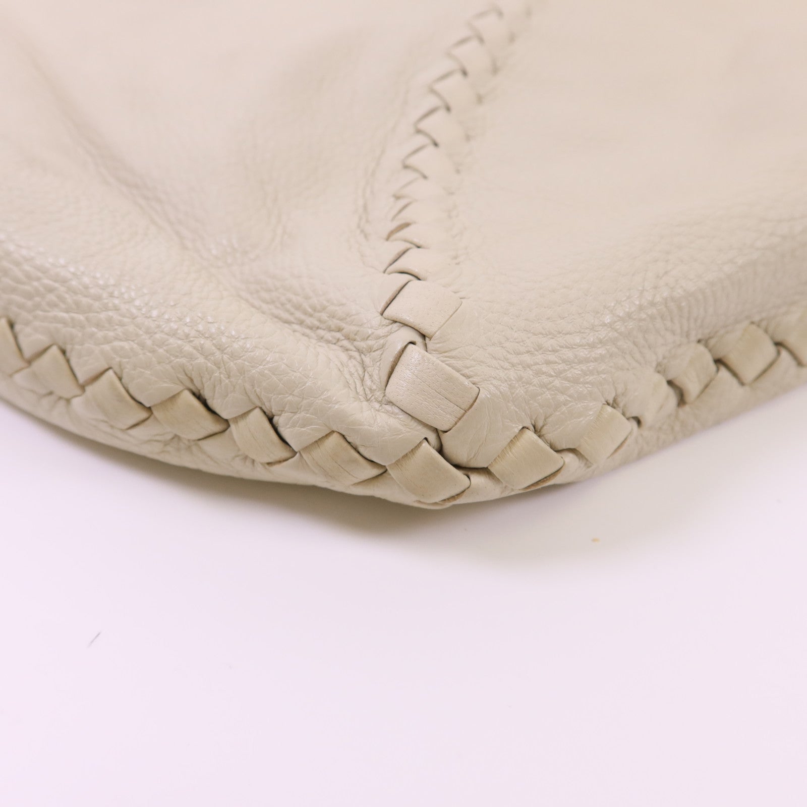 BOTTEGA VENETA 皮革Baseball Hobo Bag肩背袋