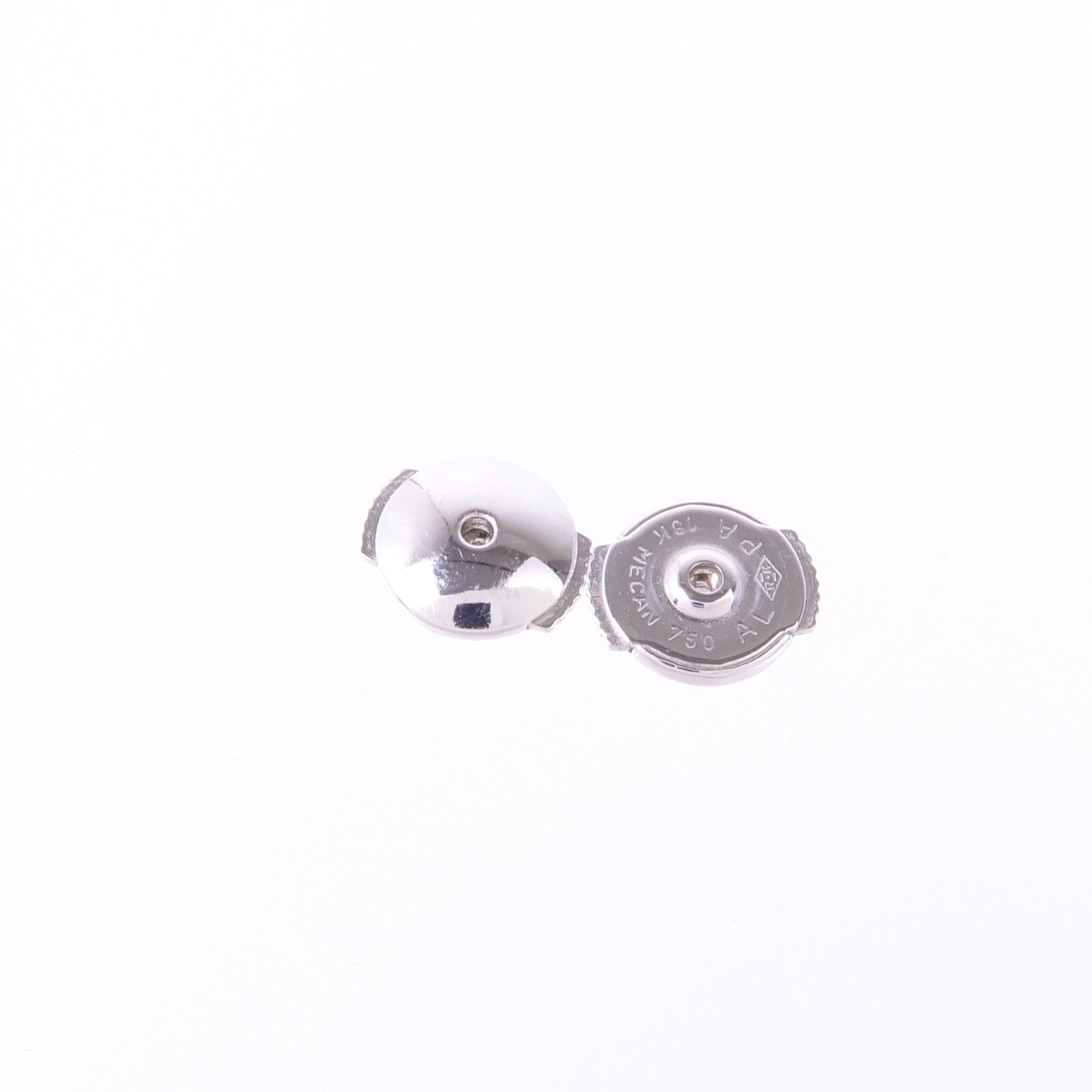 Van Cleef & Arpels 18K白金Sweet Alhambra珍珠母貝耳環