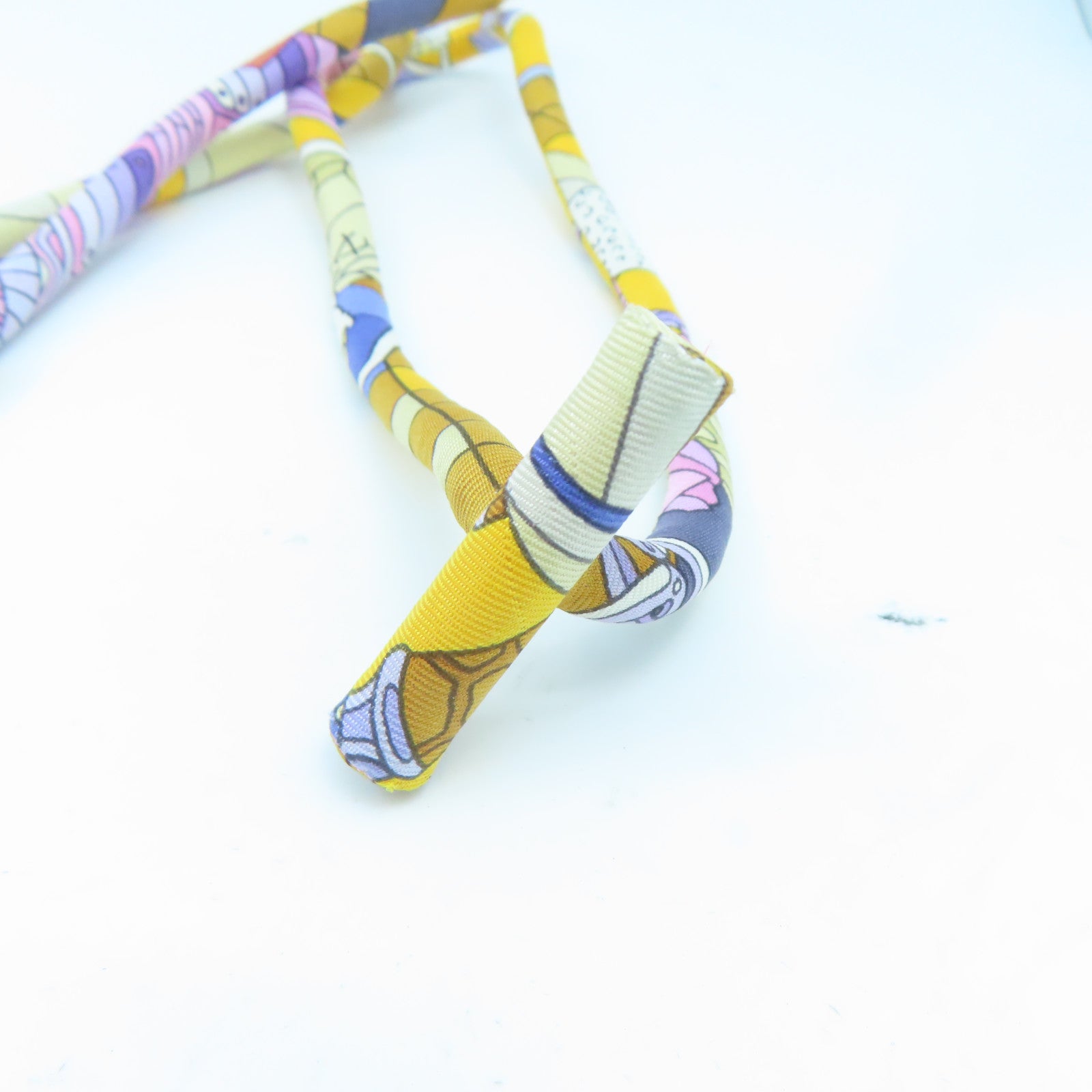 HERMES 【激減優惠】絲質Necklace項鍊橙色/粉紅色/紫色/啡色#40cm