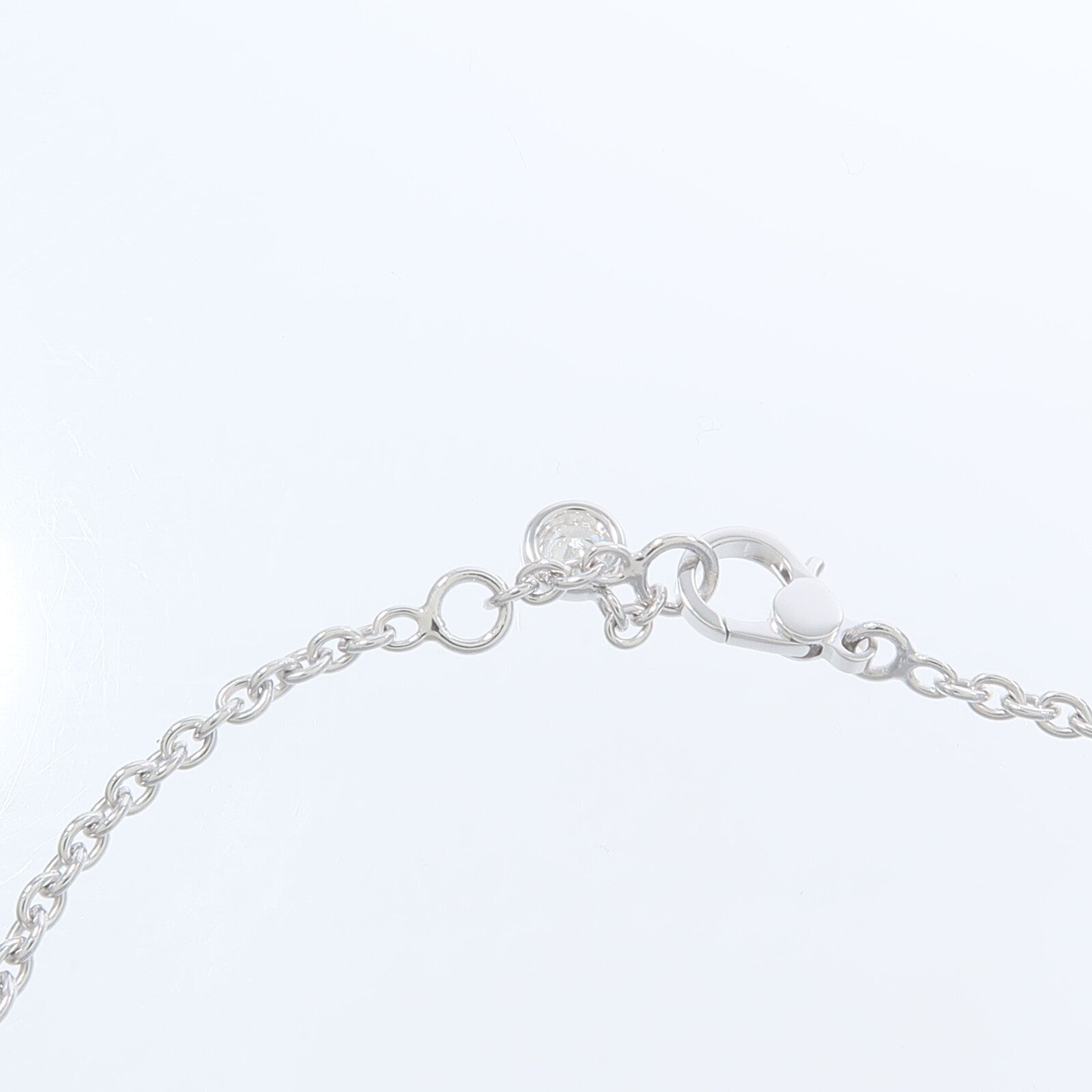 HERMES 18K白金Finesse Bracelet鑽石手鏈