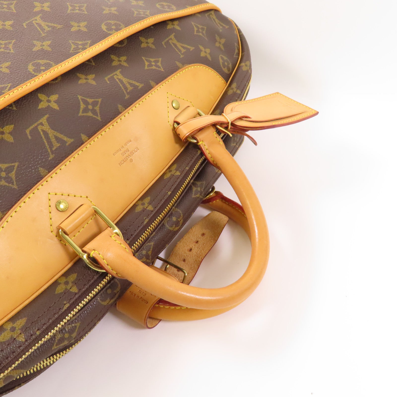 LOUIS VUITTON LV GHW Alize 24H 2 Way Shoulder Boston Bag M41399 Monogram Brown