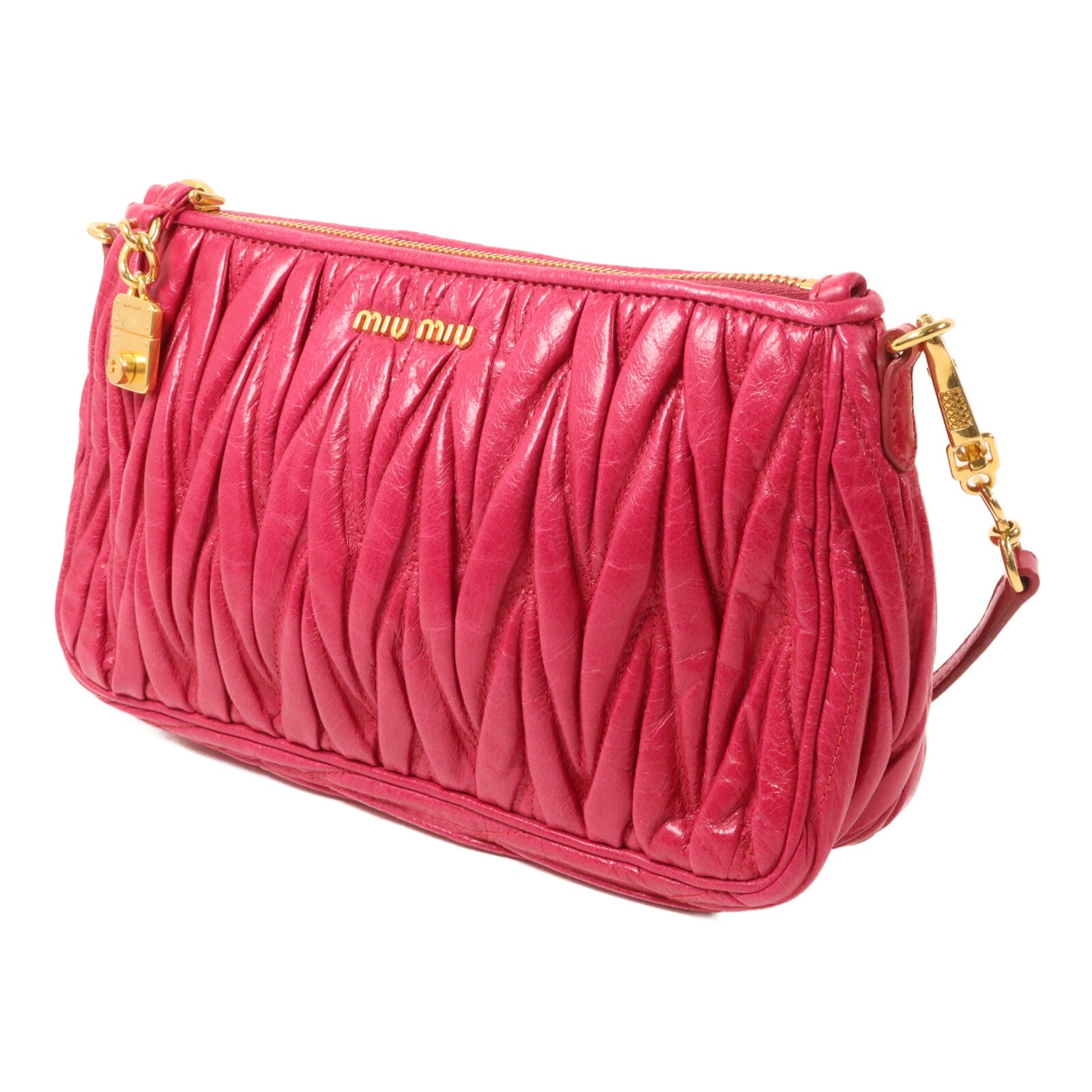 Miu Miu 牛皮皮革Shoulder Bag肩背袋