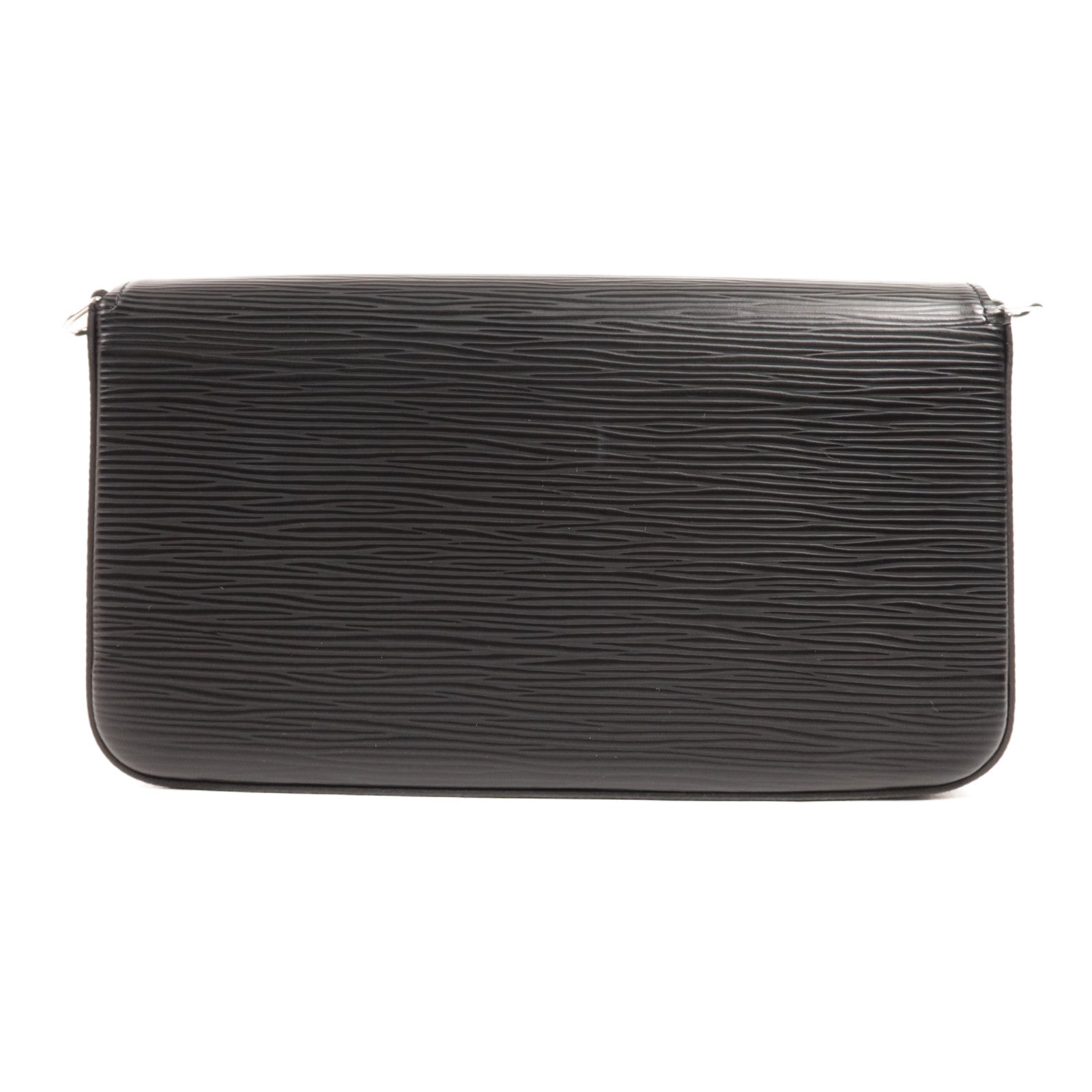 LOUIS VUITTON Epi Pochette Felicie銀扣鏈帶肩背袋