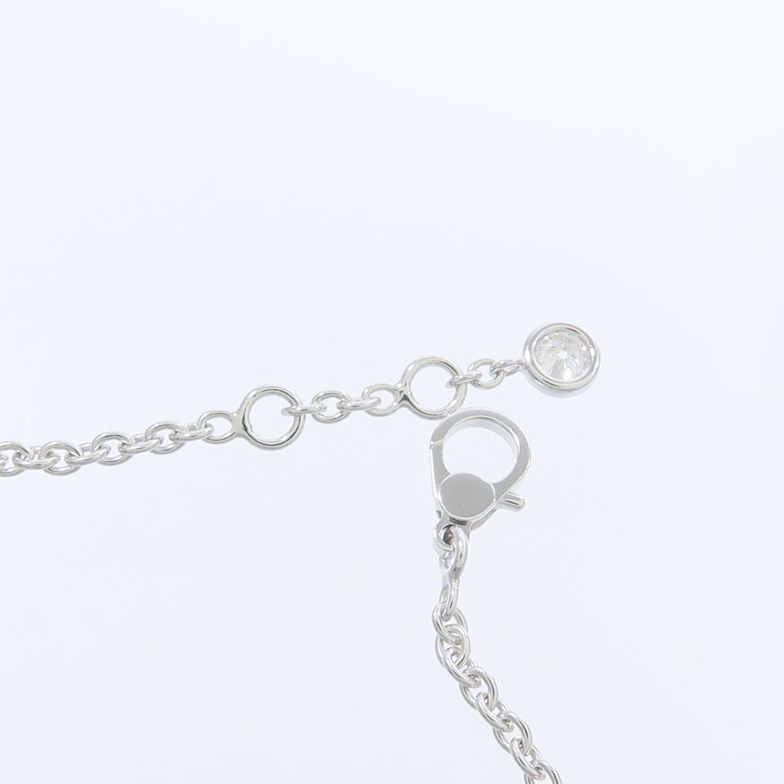 HERMES 18K白金Finesse Bracelet鑽石手鏈