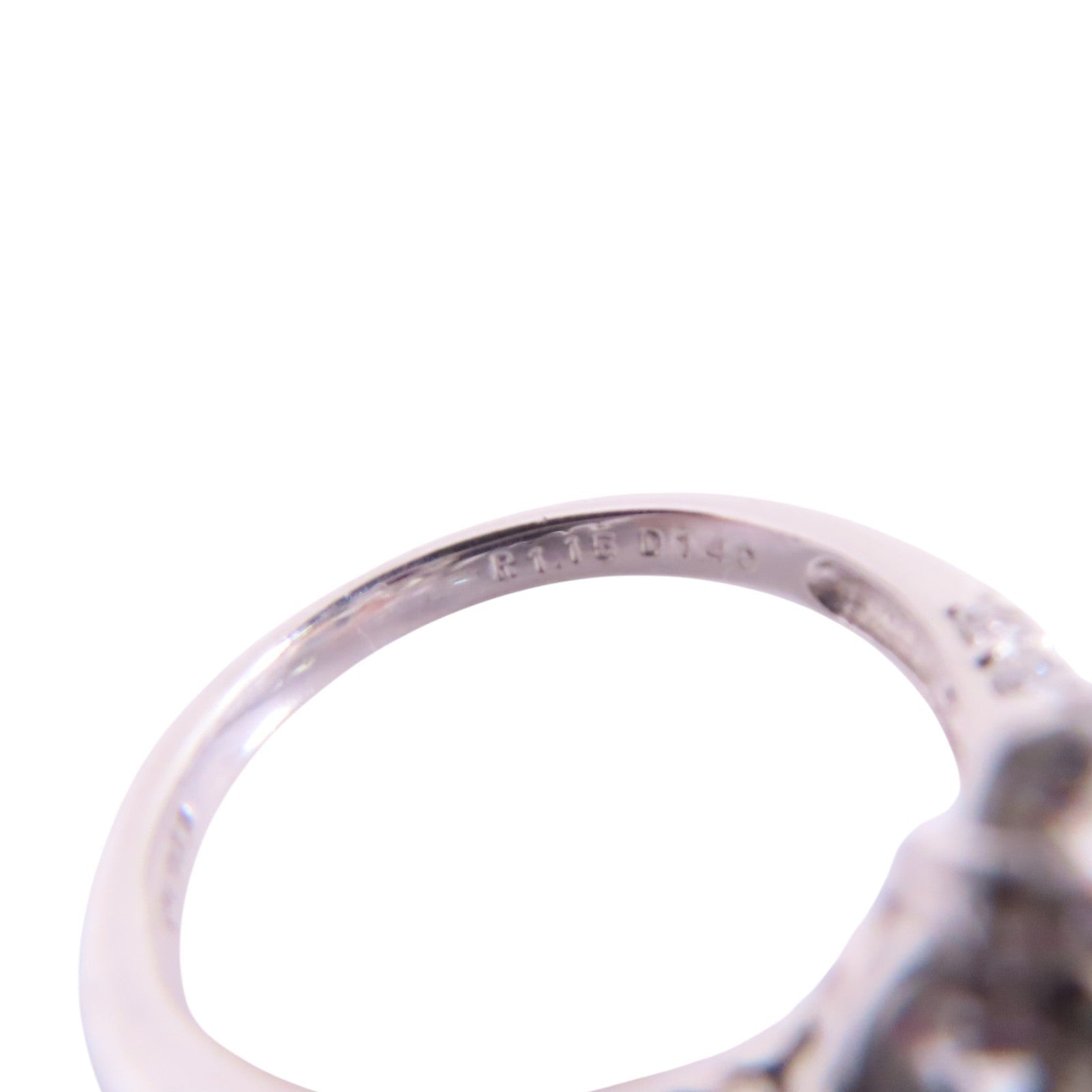 JEWELRY PT900鉑金/紅寶石/鑽石Ruby Diamond Ring戒指US#5.75