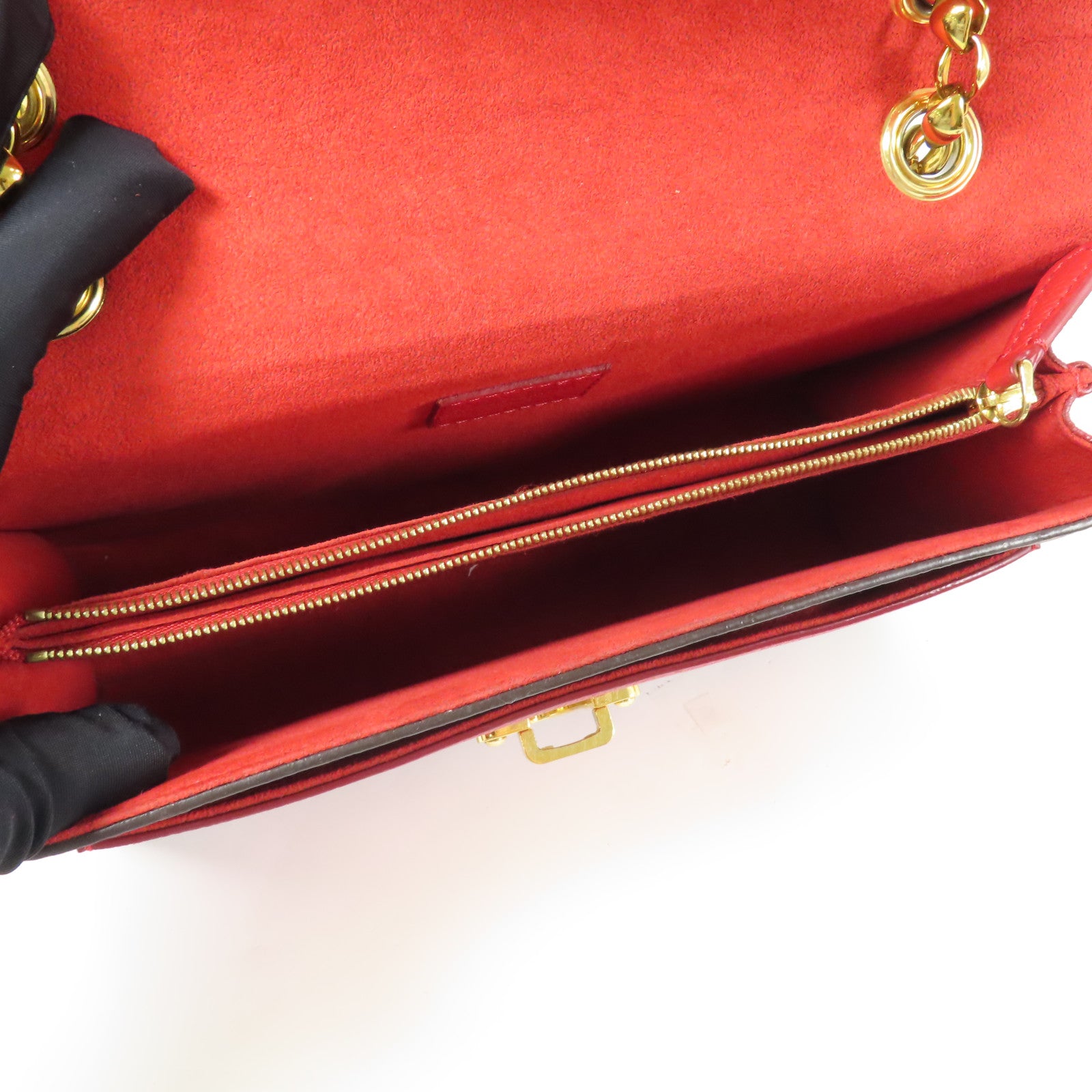 LOUIS VUITTON Monogram Victoire金扣鏈帶肩背袋